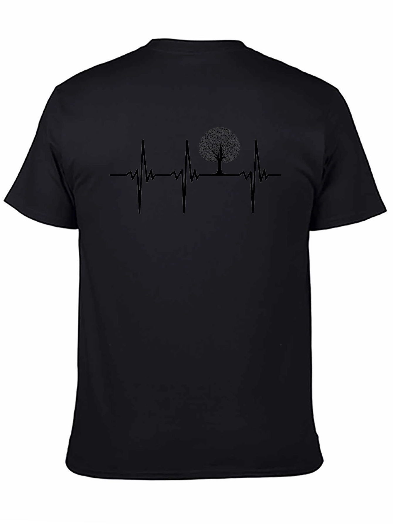 Tree Heartbeat Graphic Tee - Nature Lover Shirt