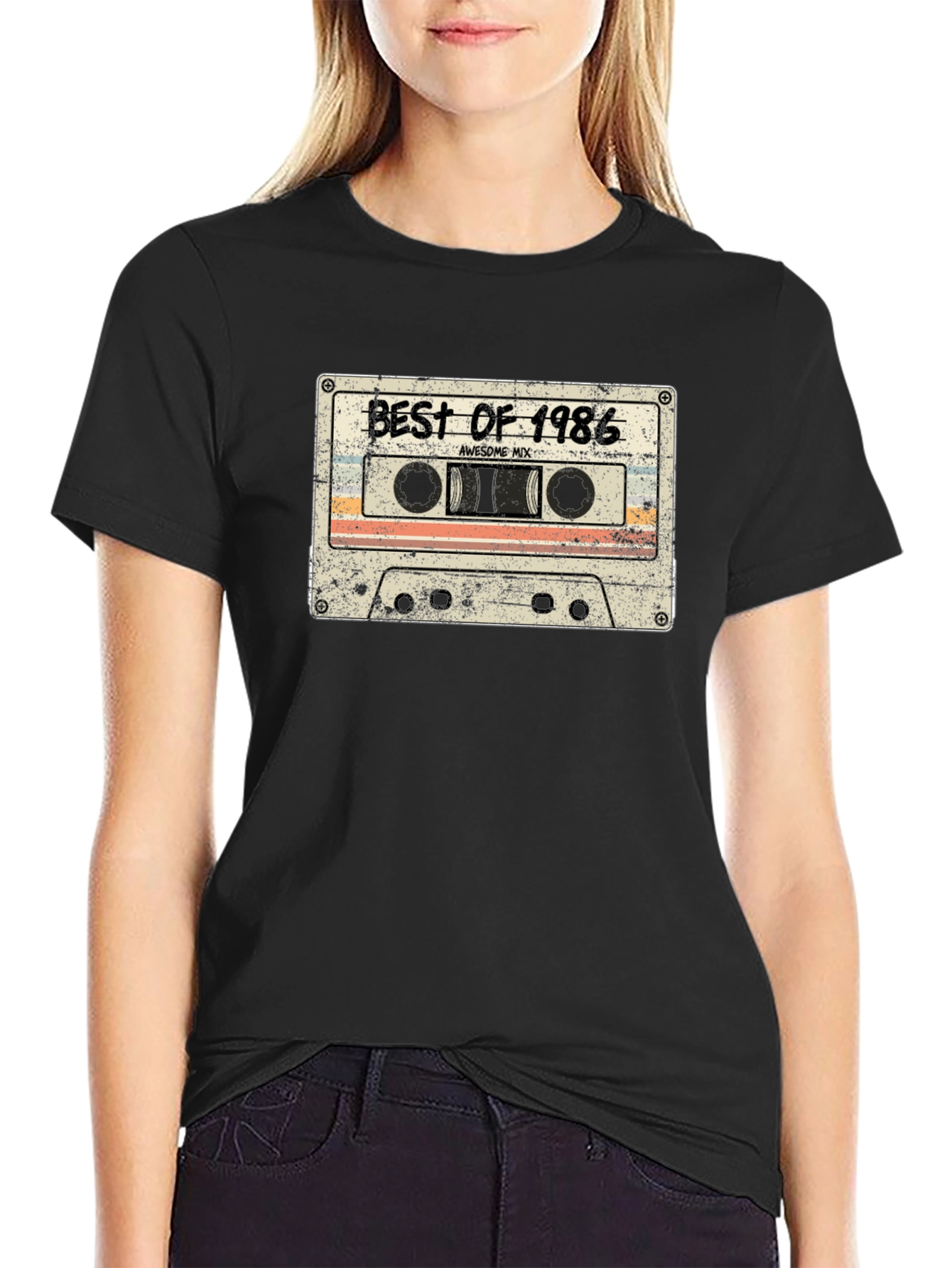 Best of 1986 Cassette Tape Graphic T-Shirt
