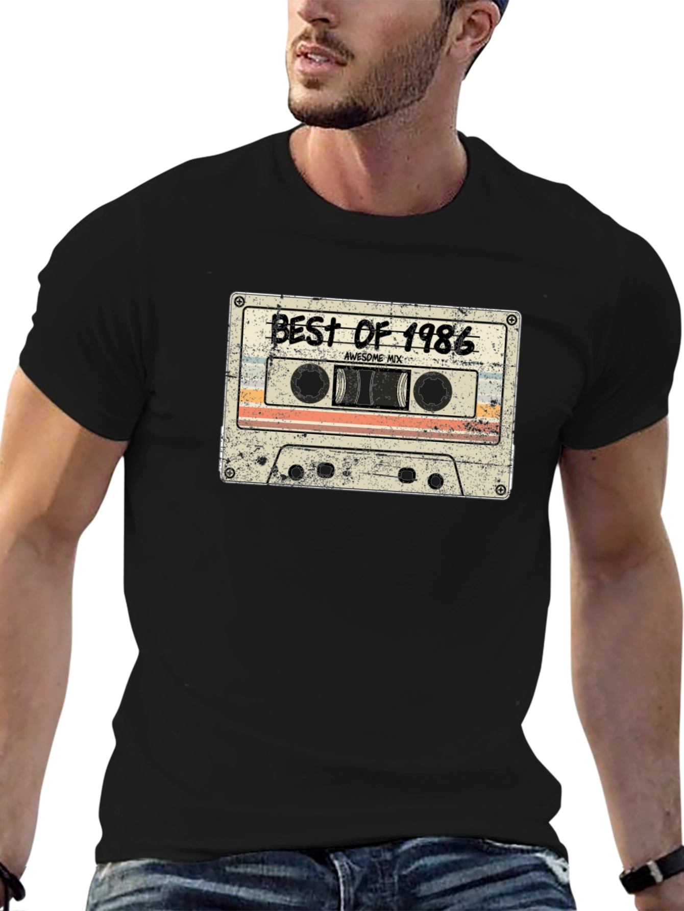 Best of 1986 Cassette Tape Graphic T-Shirt