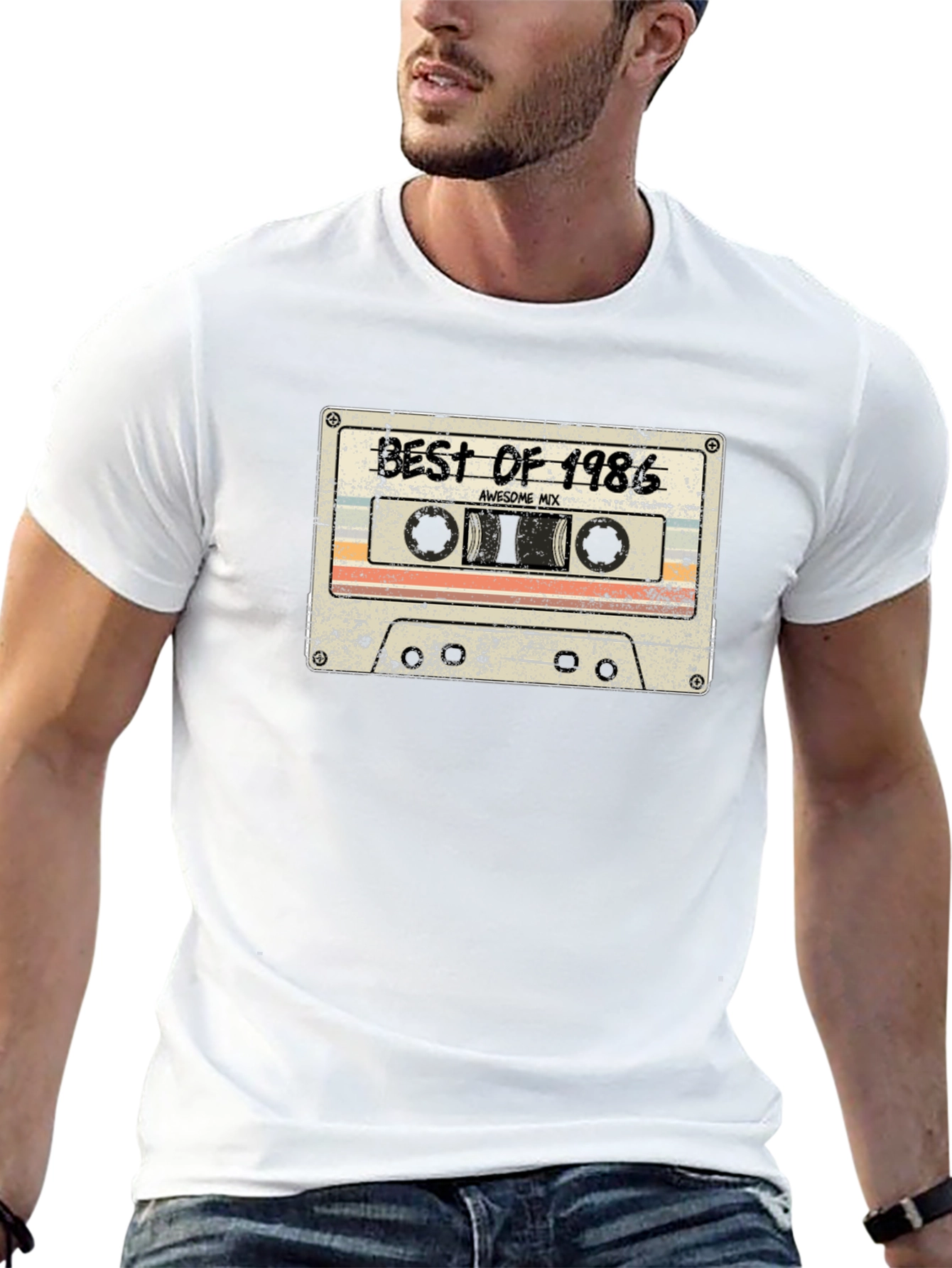 Best of 1986 Cassette Tape Graphic T-Shirt