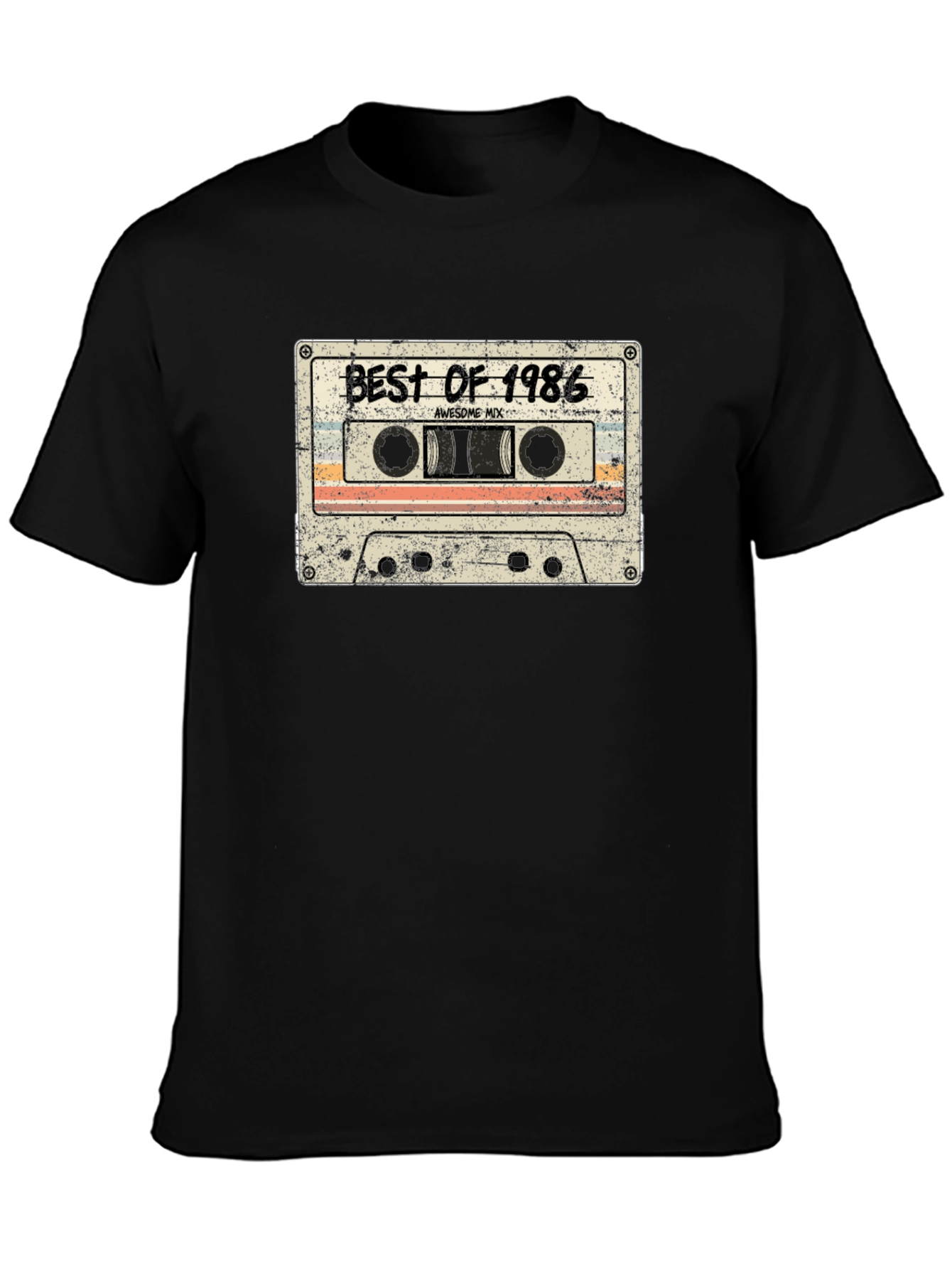 Best of 1986 Cassette Tape Graphic T-Shirt