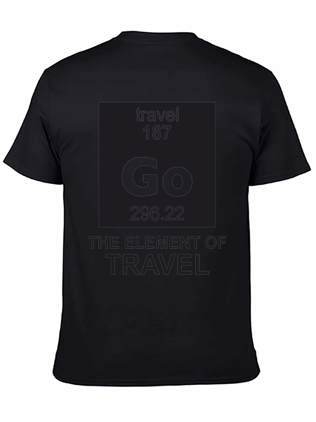 Travel Element Graphic T-Shirt - Black