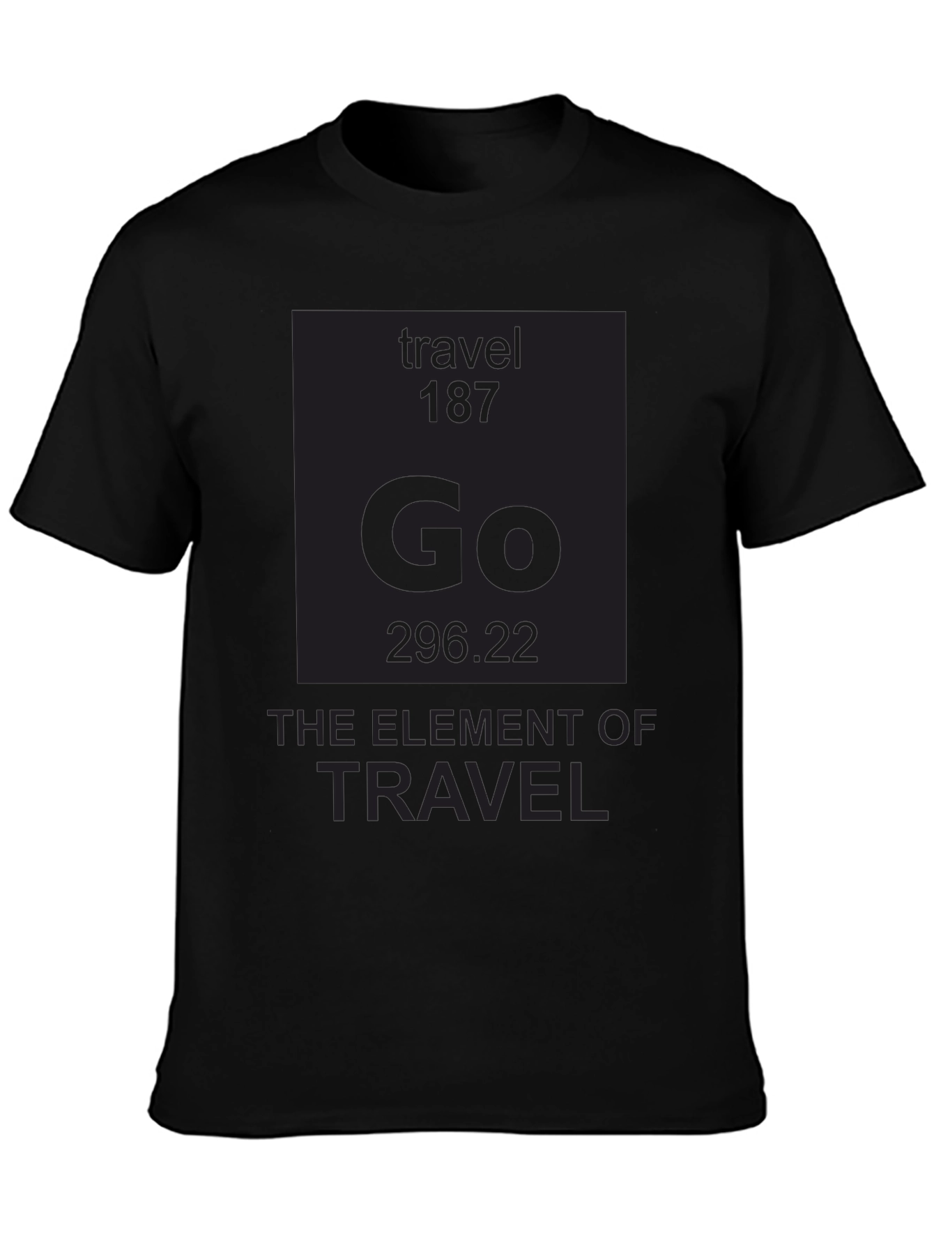 Travel Element Graphic T-Shirt - Black
