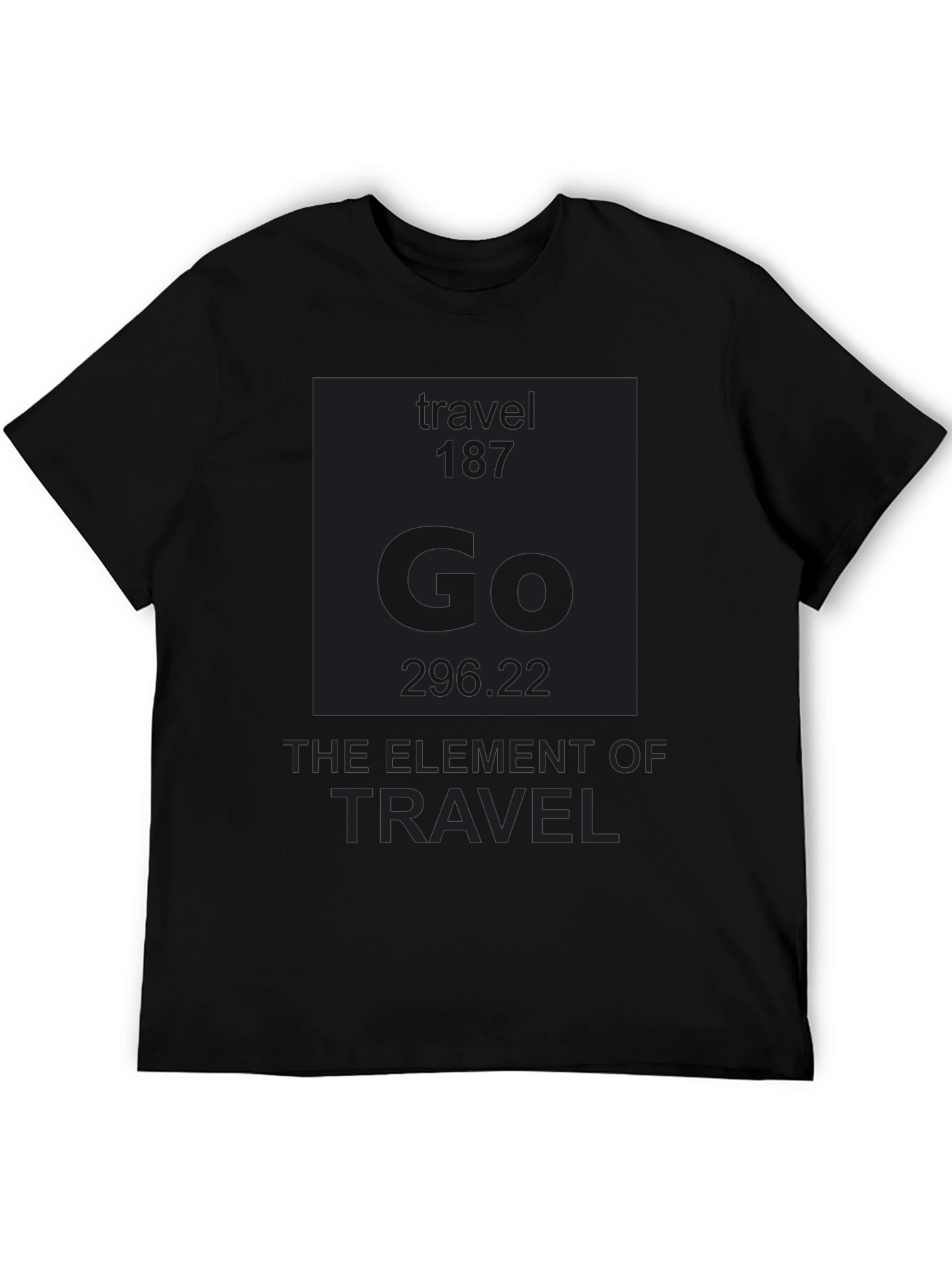 Travel Element Graphic T-Shirt - Black