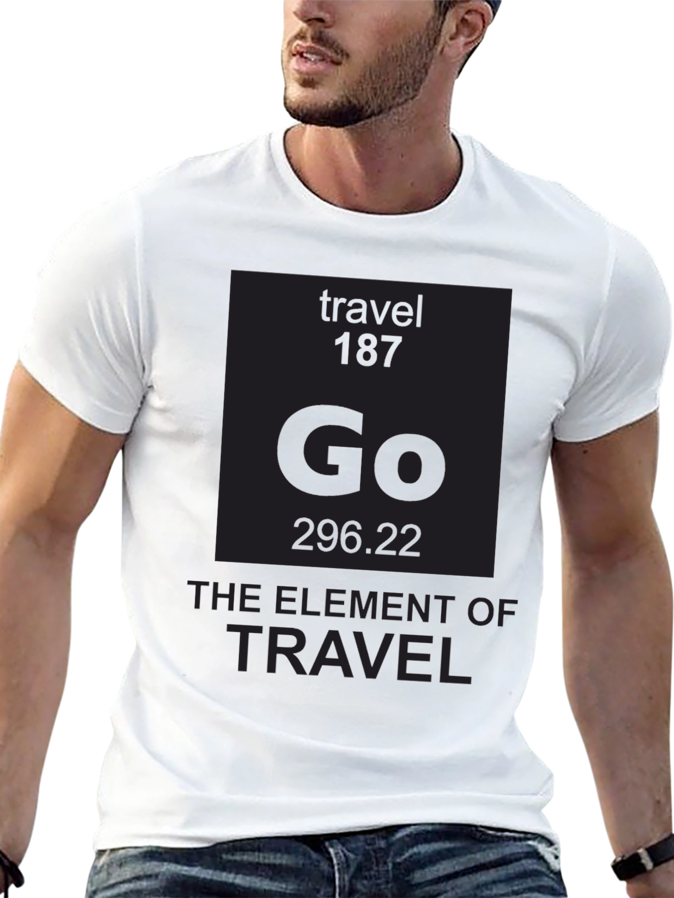 Travel Element Graphic T-Shirt - Black