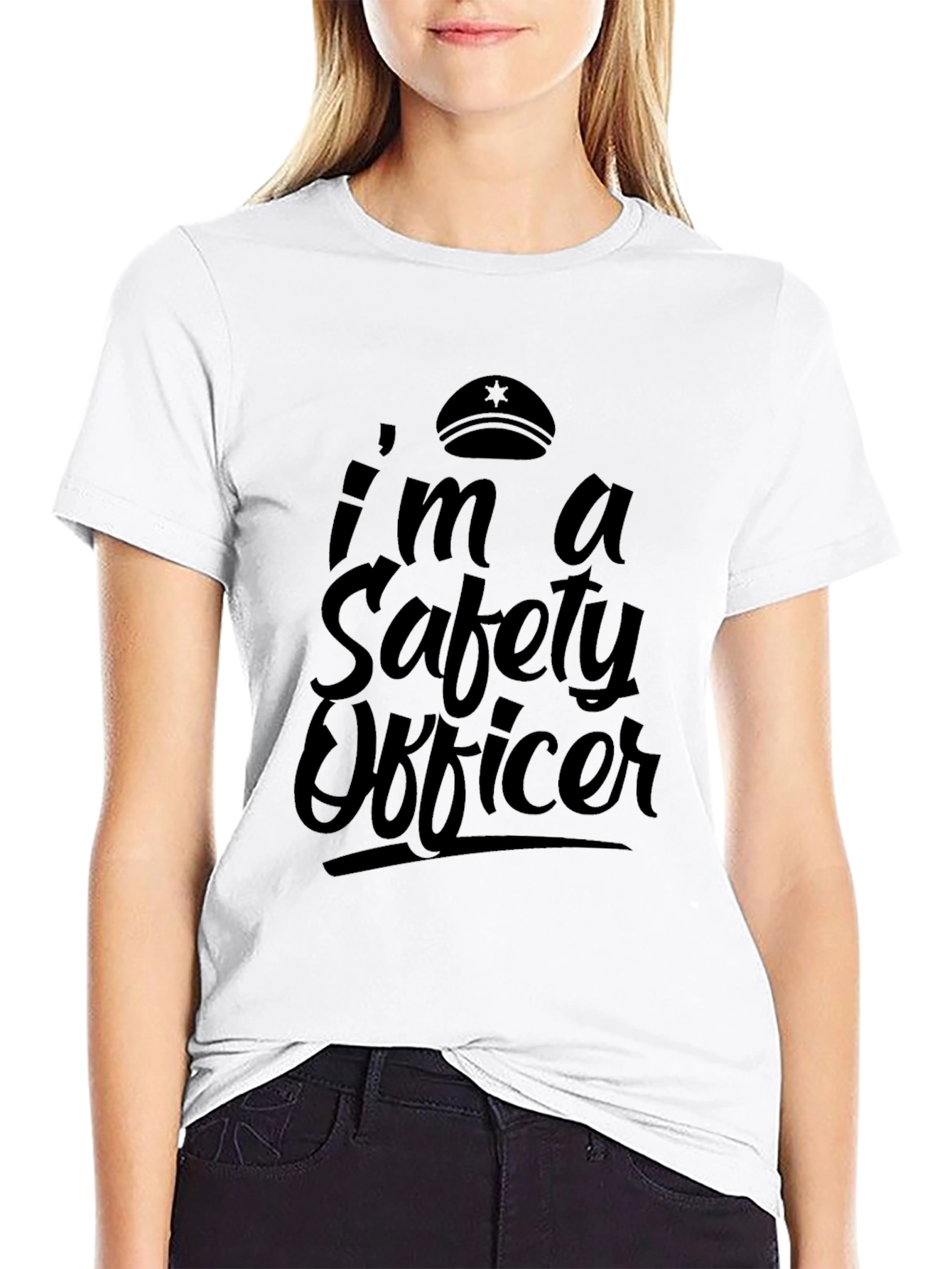 Safety Officer Graphic Tee - Mens Black T-Shirt