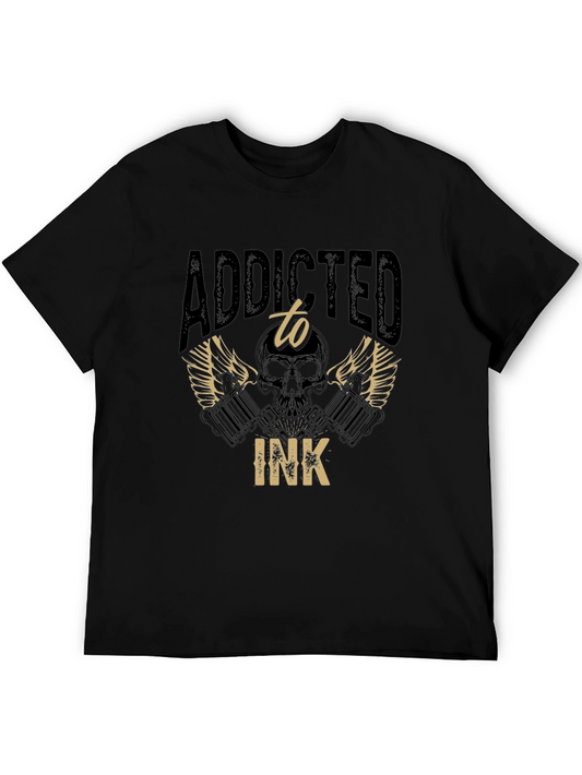 Addicted to Ink T-Shirt - Tattoo Art Tee