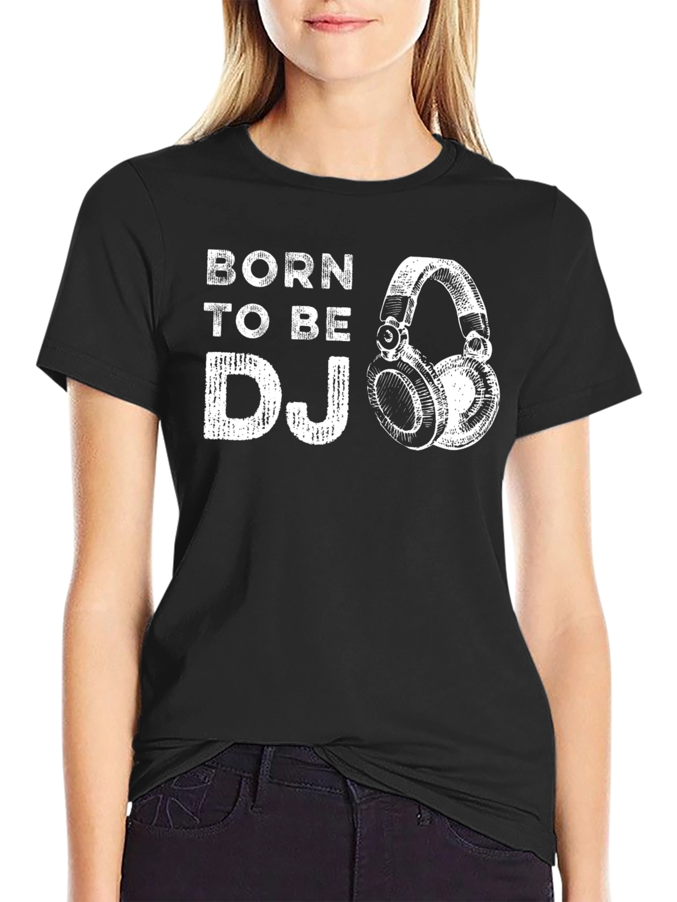 Born to Be DJ - Graphic Print T-Shirt