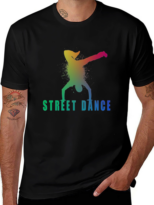 Street Dance Graphic Black T-Shirt - Urban Style