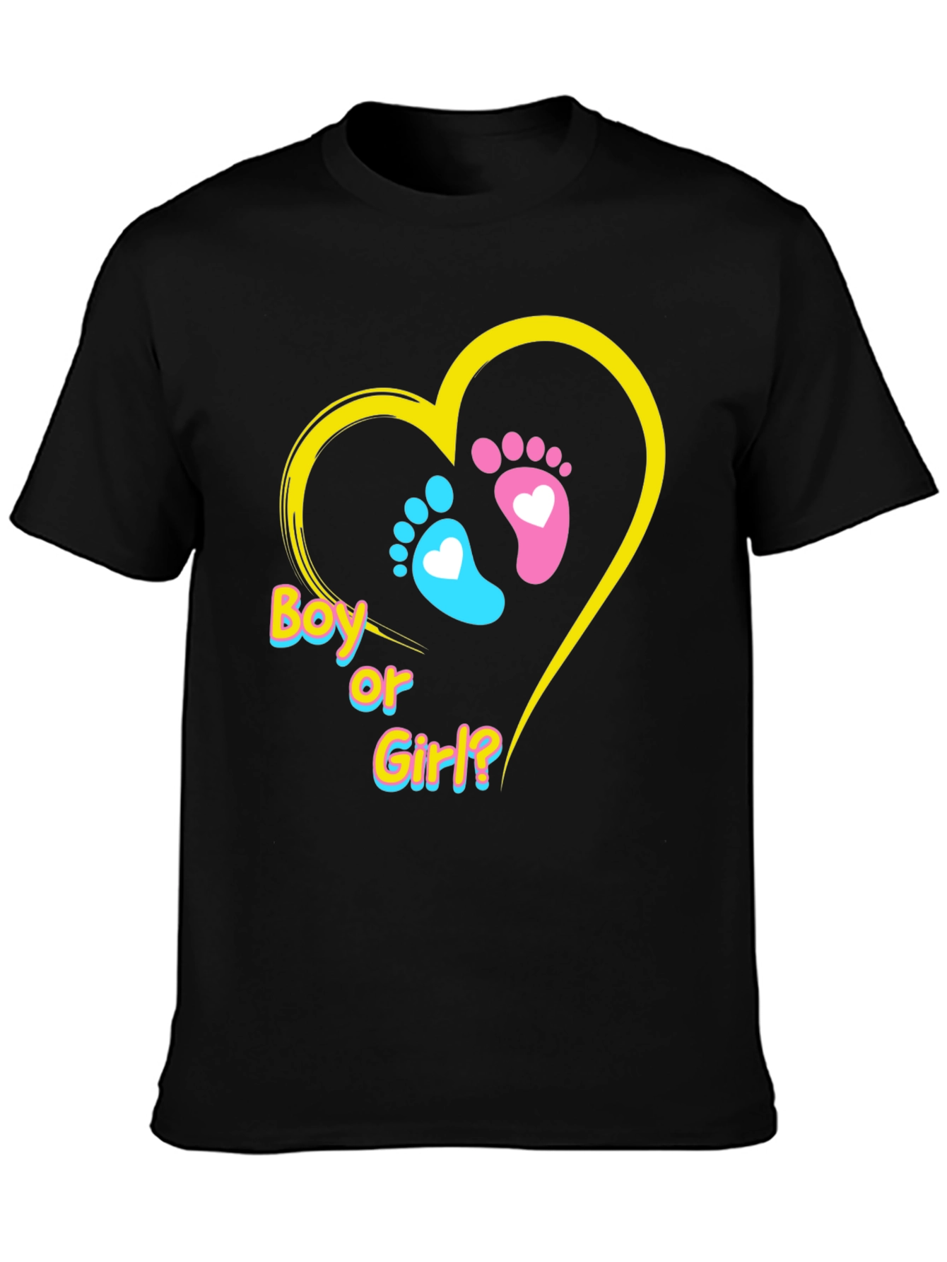 Boy or Girl? Gender Reveal T-Shirt