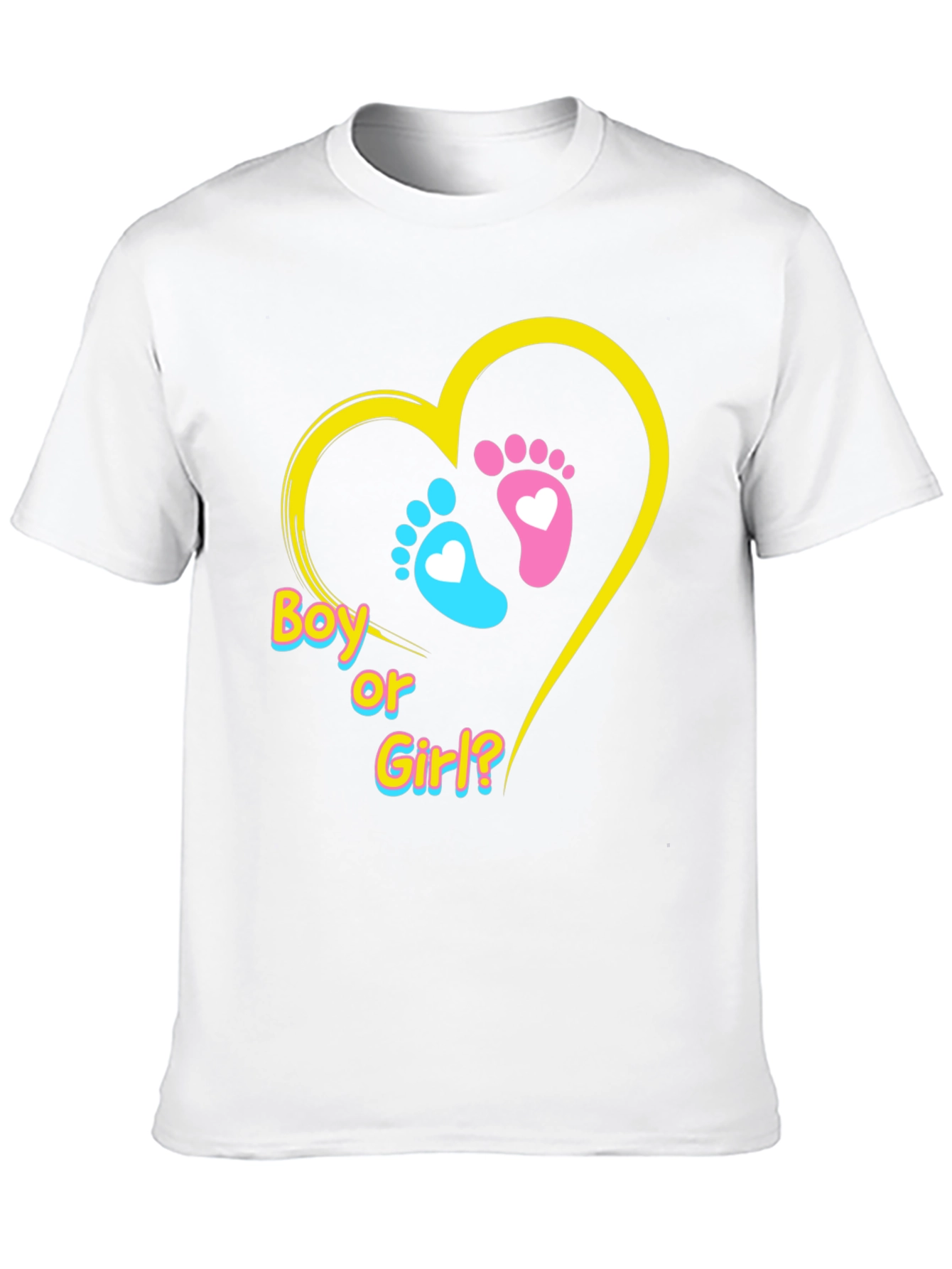 Boy or Girl? Gender Reveal T-Shirt