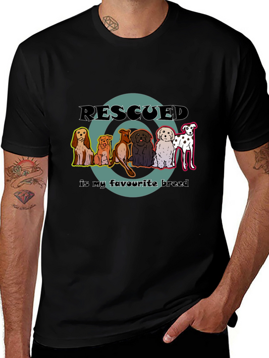 Rescued Dogs T-Shirt - Favorite Breed Tee