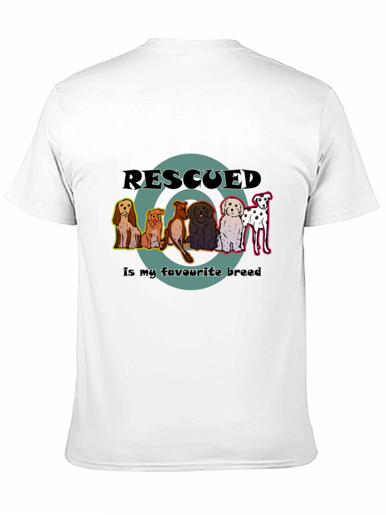 Rescued Dogs T-Shirt - Favorite Breed Tee