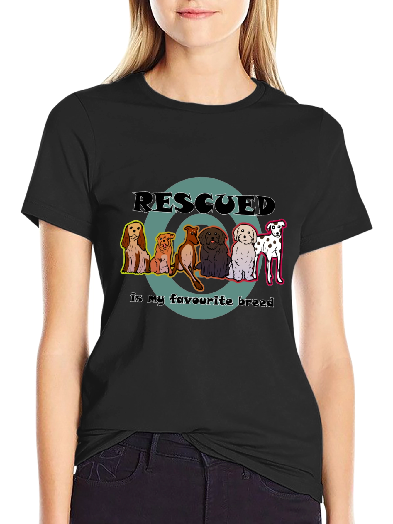 Rescued Dogs T-Shirt - Favorite Breed Tee