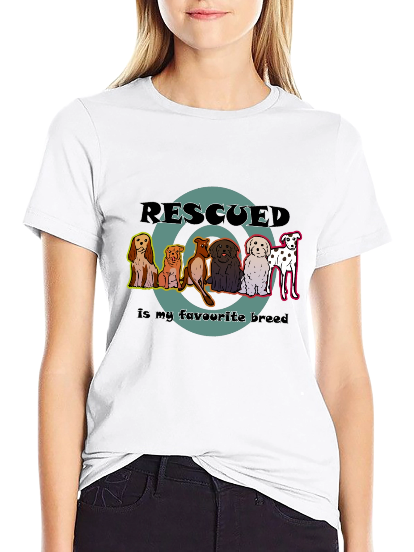 Rescued Dogs T-Shirt - Favorite Breed Tee