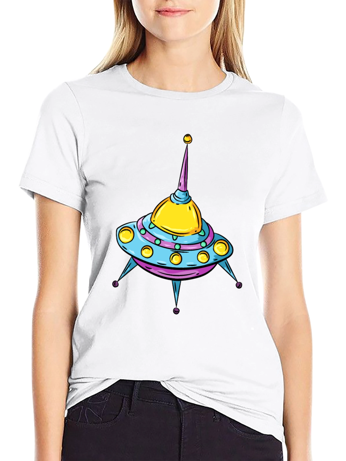 UFO Graphic T-Shirt - Space Adventure Tee
