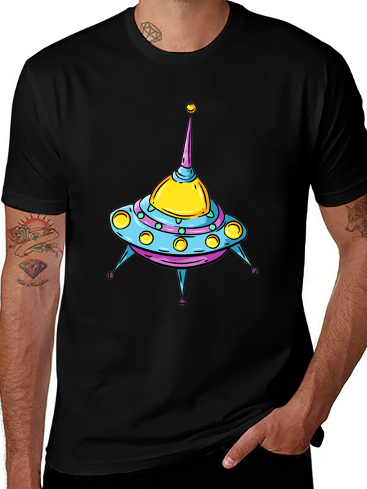 UFO Graphic T-Shirt - Space Adventure Tee