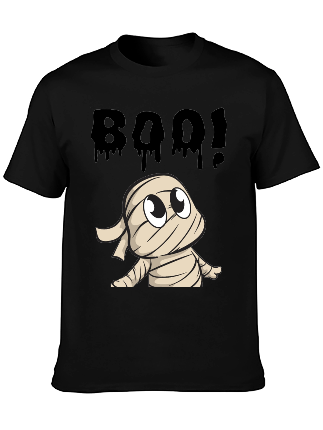Boo! Mummy Graphic T-Shirt - Halloween Tee