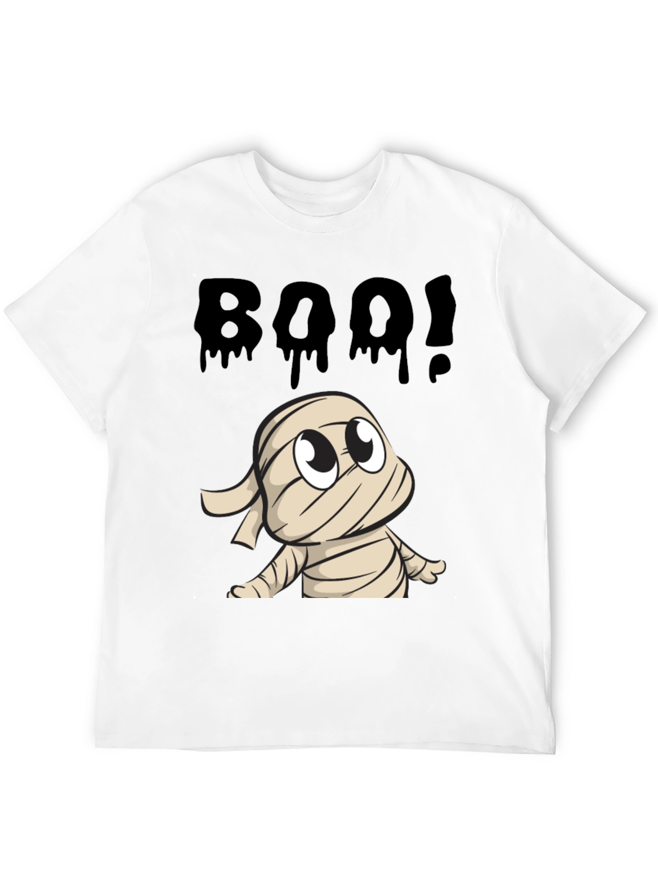 Boo! Mummy Graphic T-Shirt - Halloween Tee