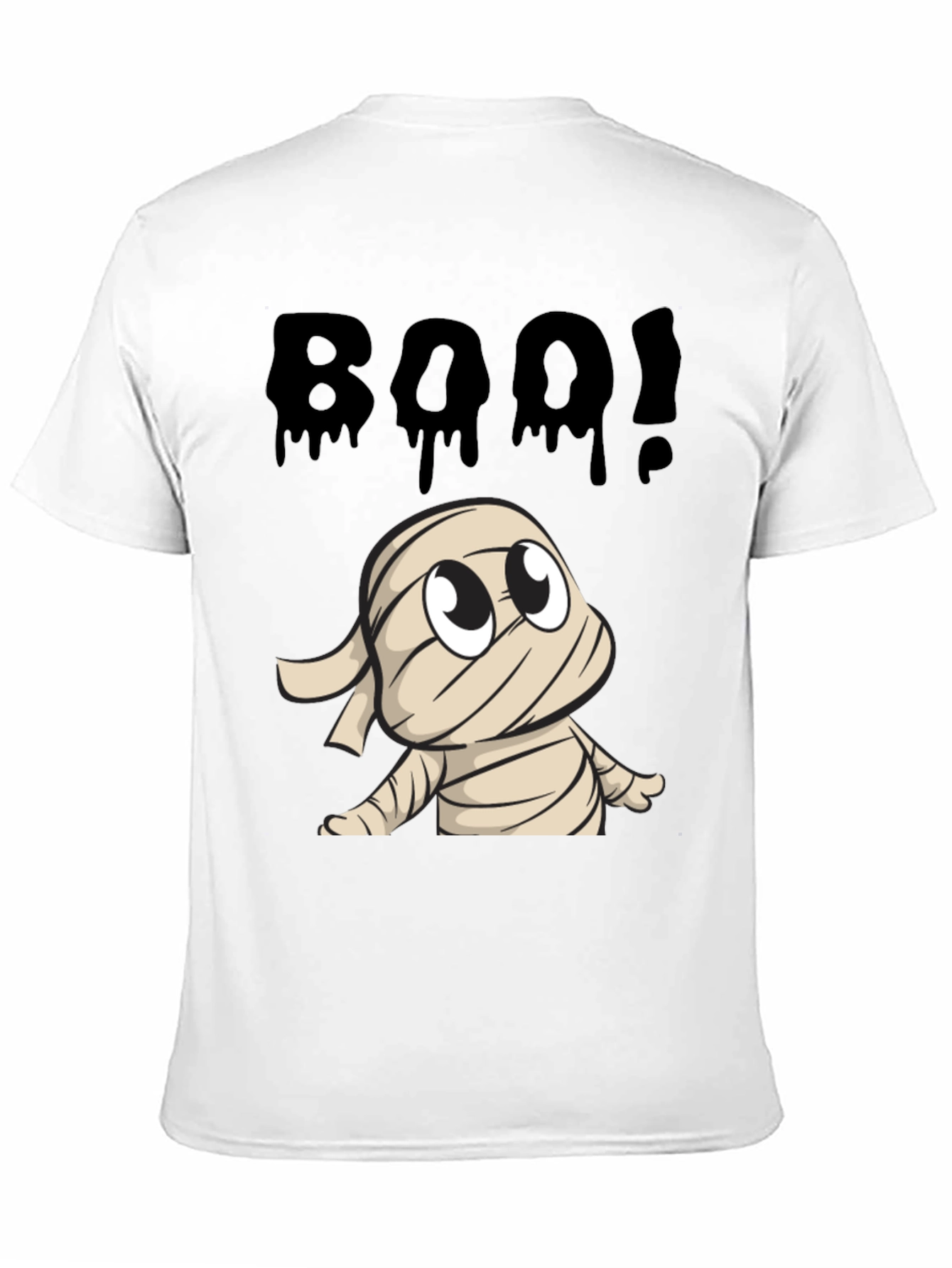 Boo! Mummy Graphic T-Shirt - Halloween Tee