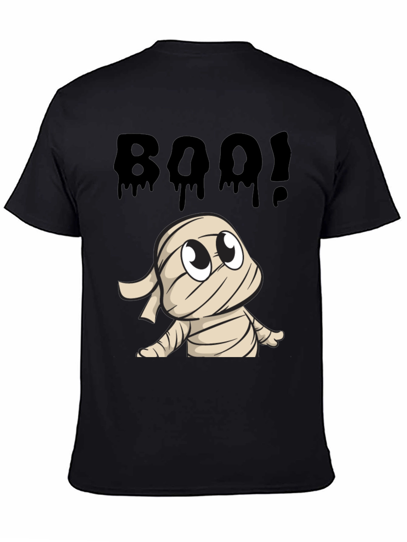 Boo! Mummy Graphic T-Shirt - Halloween Tee