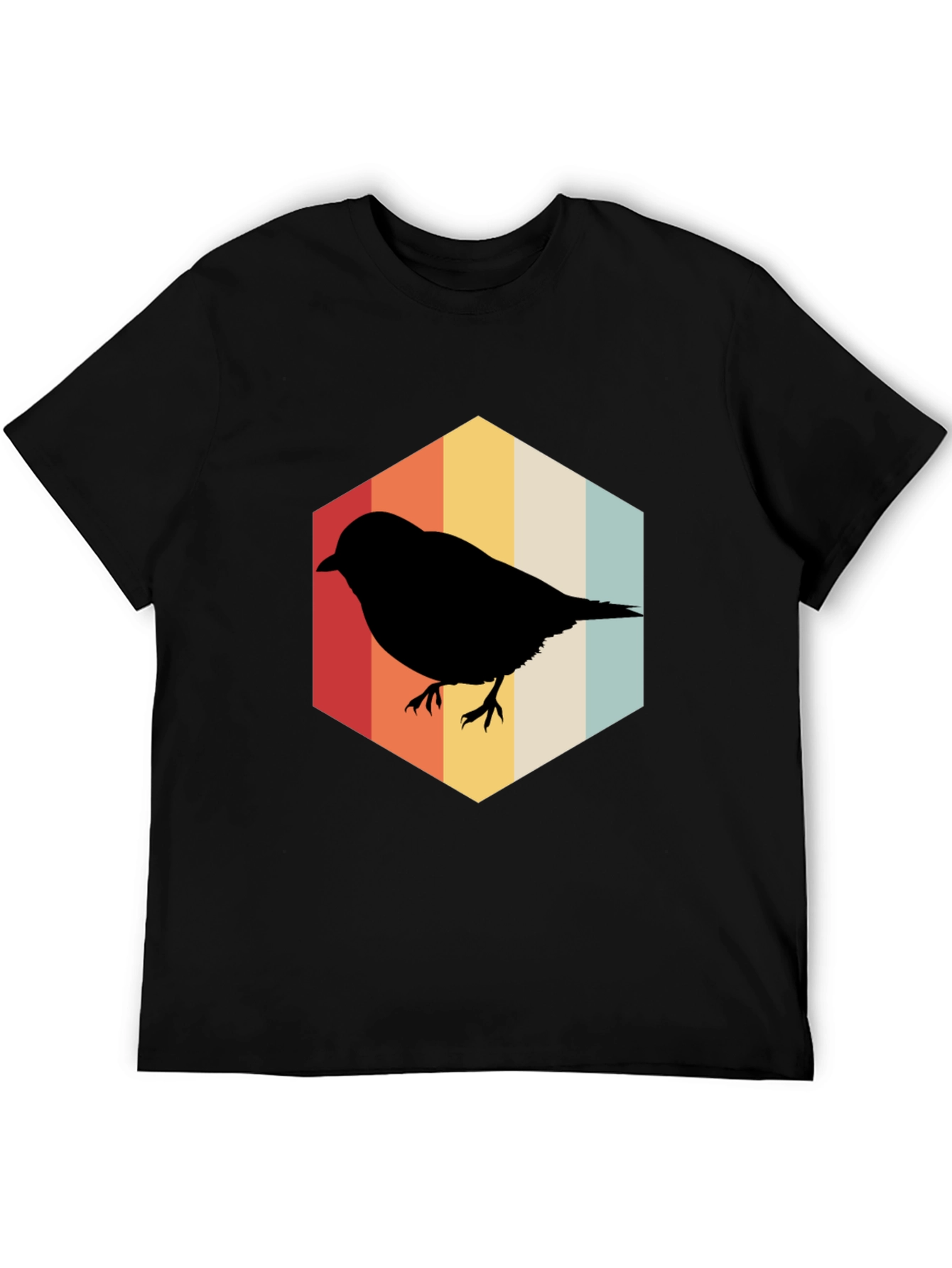 Retro Bird Silhouette T-Shirt
