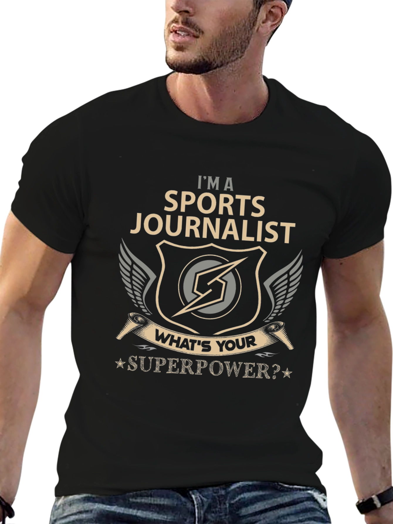 Sports Journalist Superpower T-Shirt