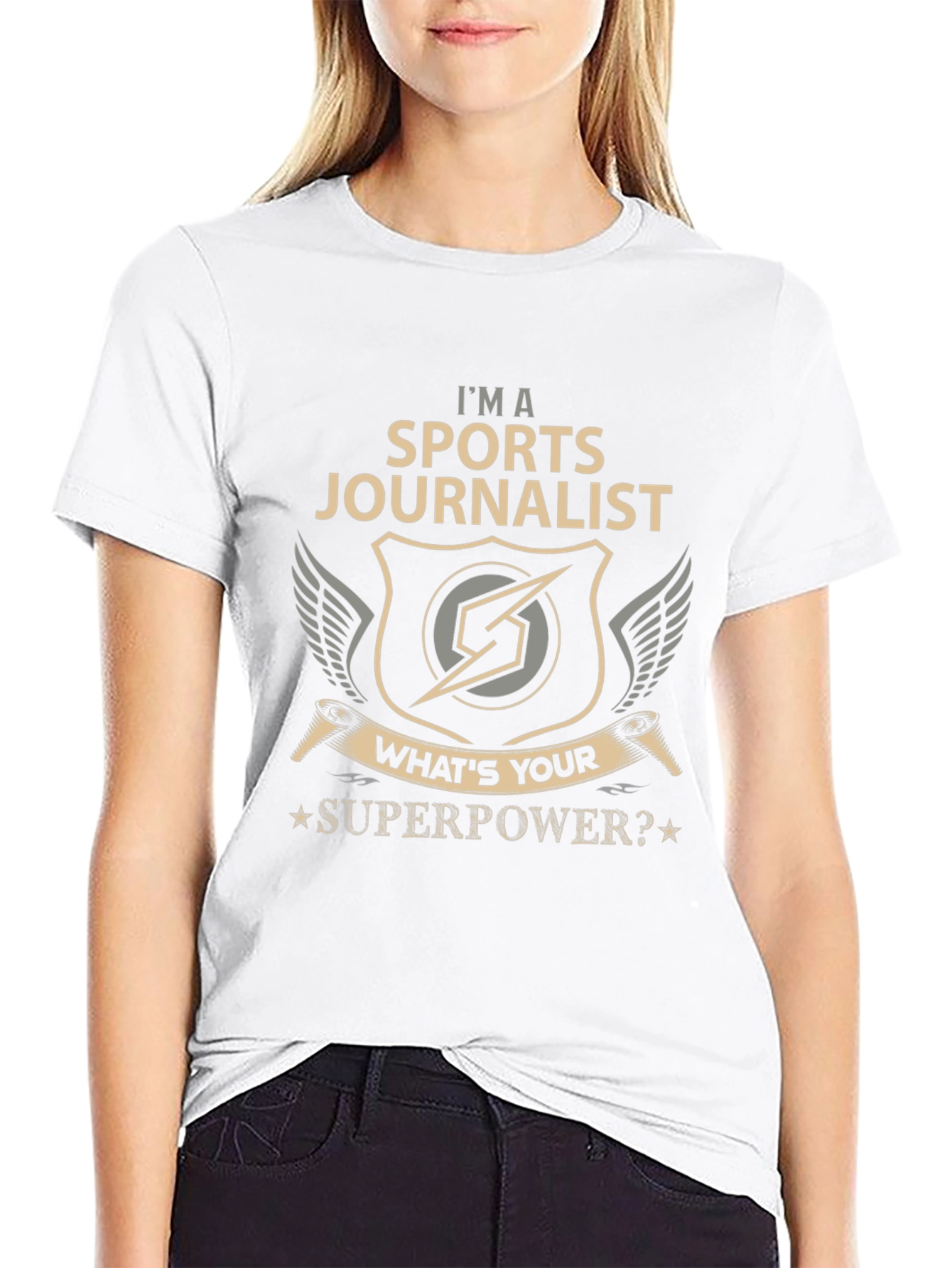Sports Journalist Superpower T-Shirt