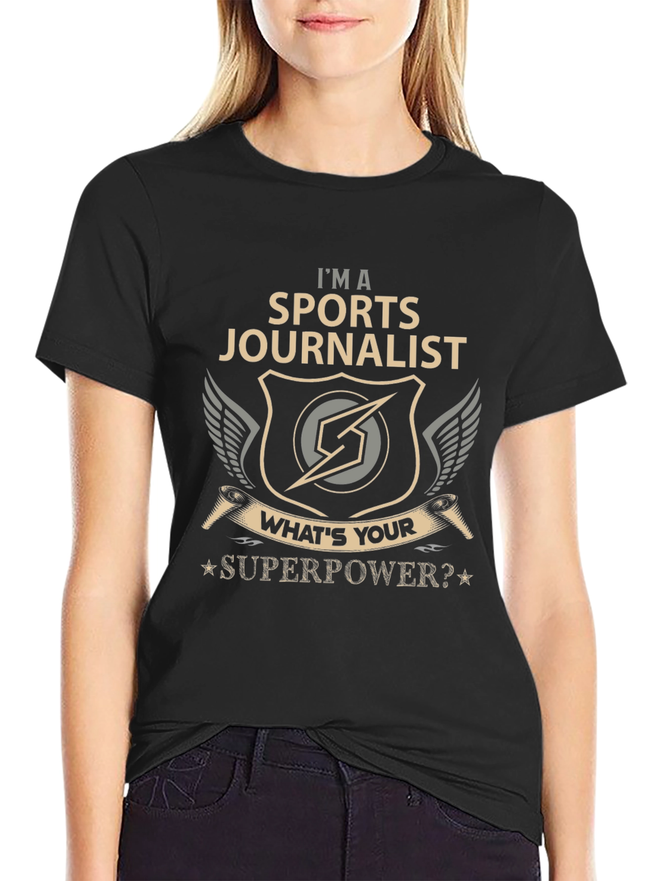 Sports Journalist Superpower T-Shirt