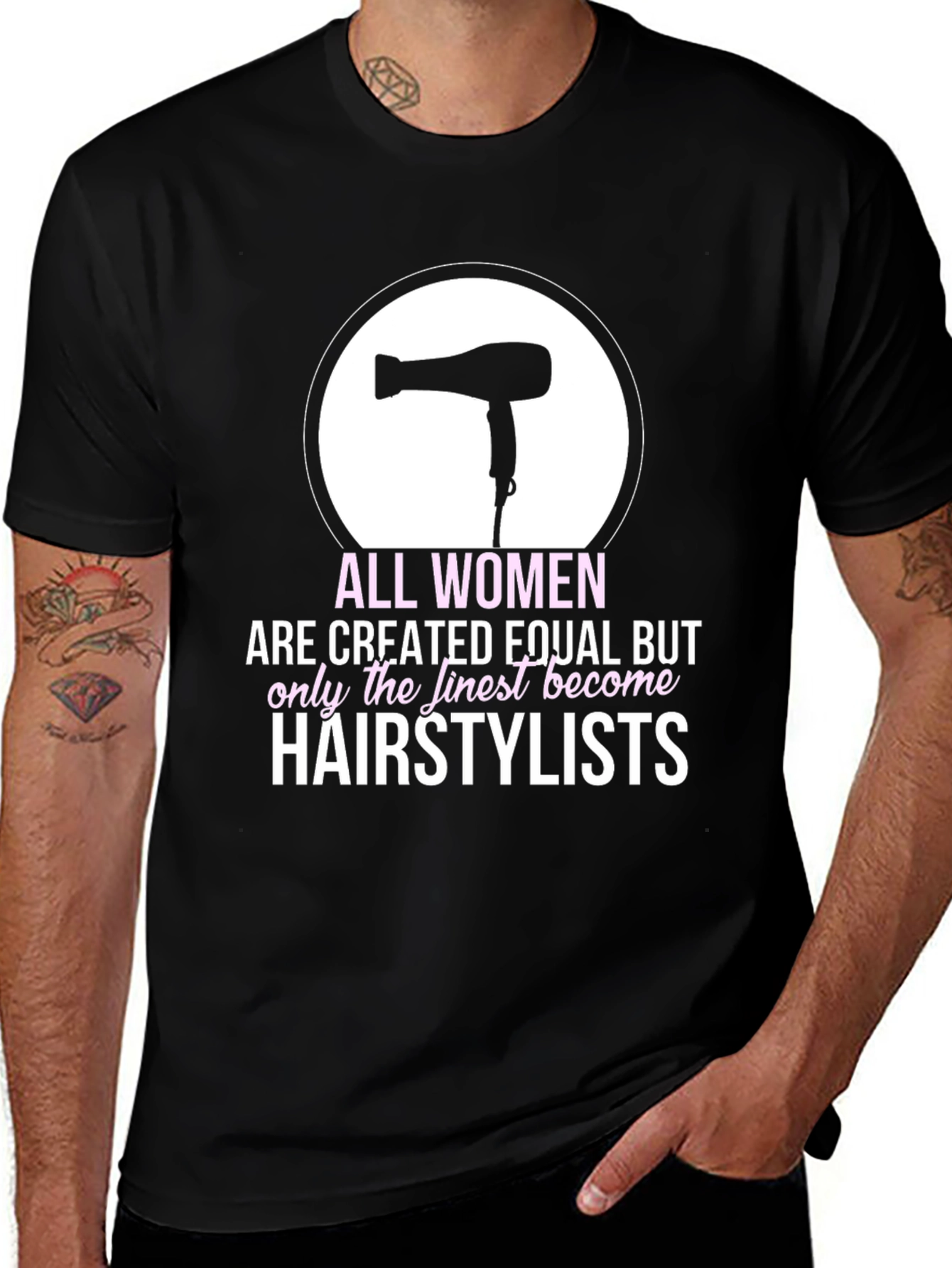 Stylist T-Shirt: Finest Hairstylists Tee