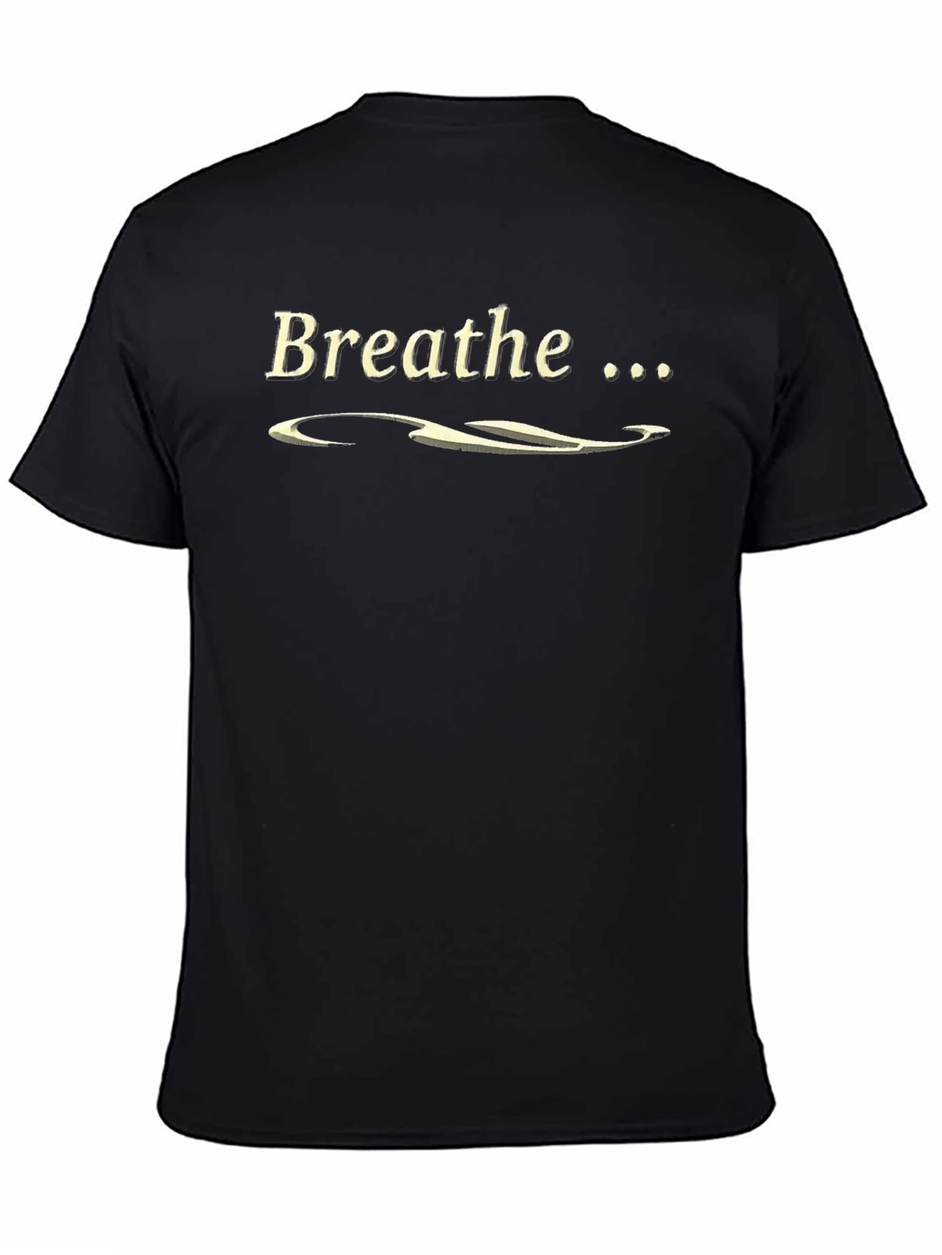 Breathe Graphic Tee - Black Relaxed Fit