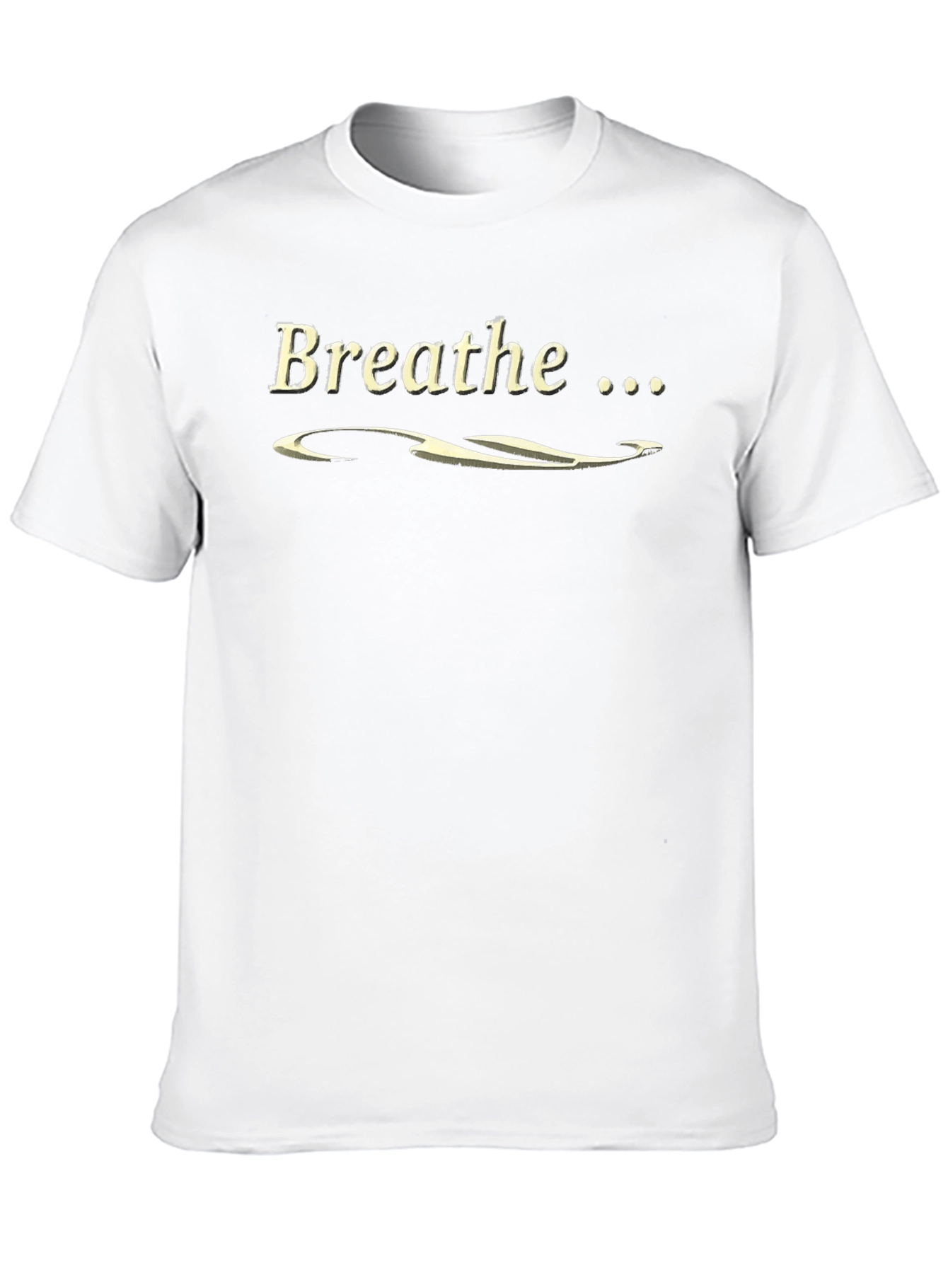 Breathe Graphic Tee - Black Relaxed Fit