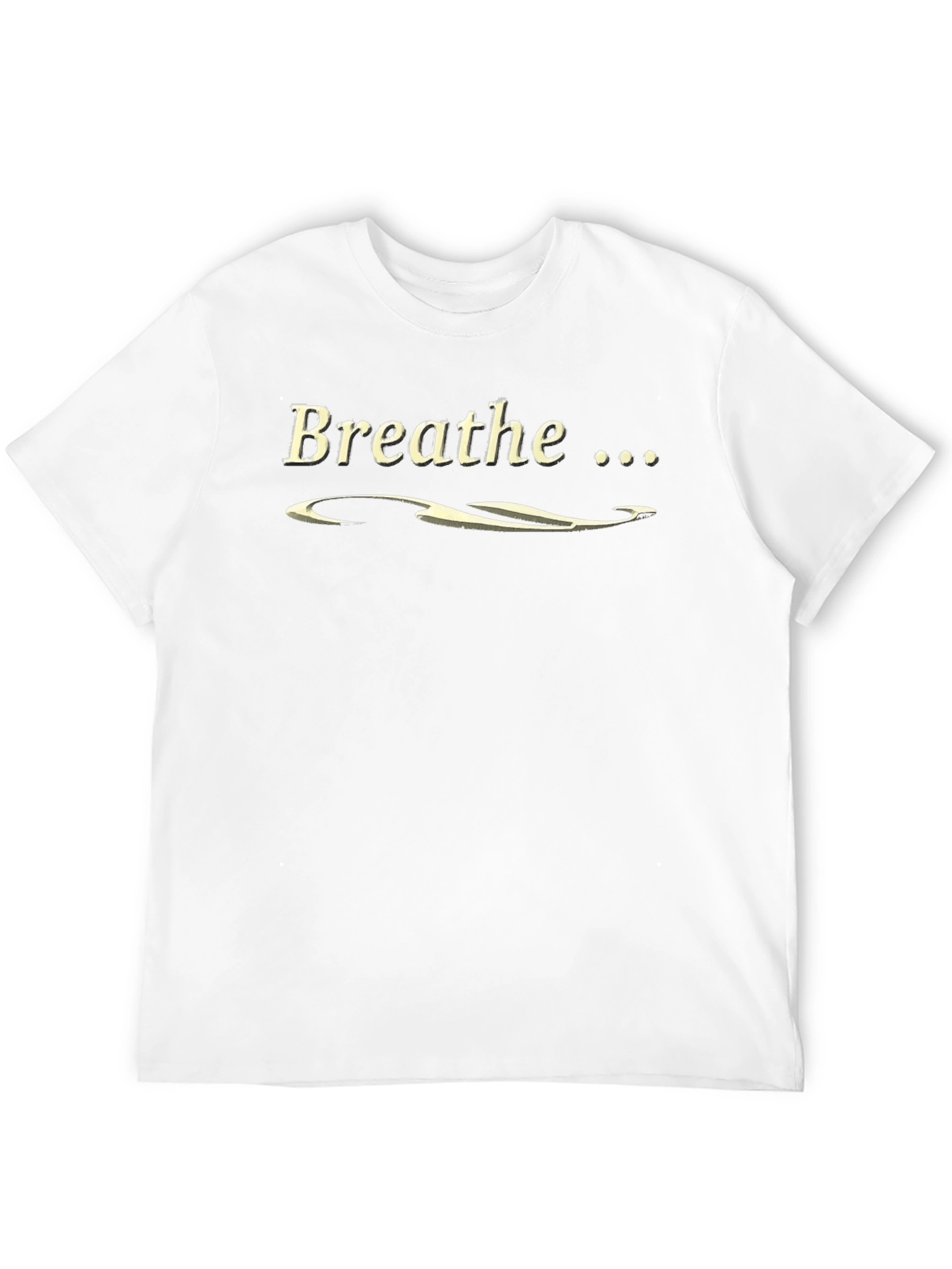 Breathe Graphic Tee - Black Relaxed Fit