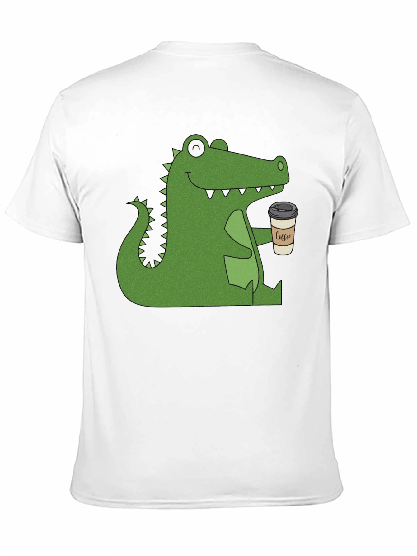 Alligator Coffee Black T-Shirt