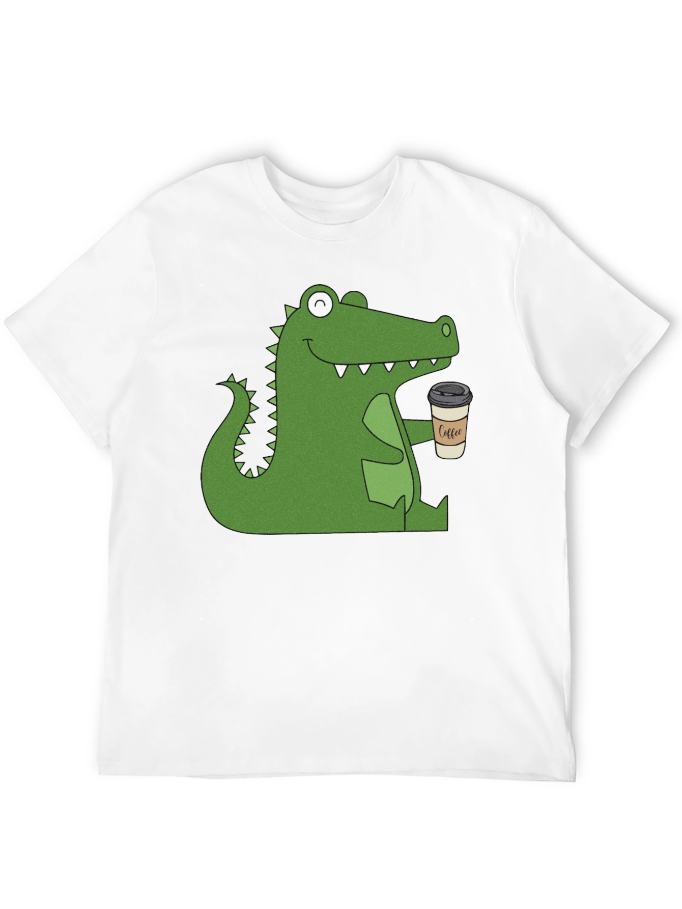 Alligator Coffee Black T-Shirt