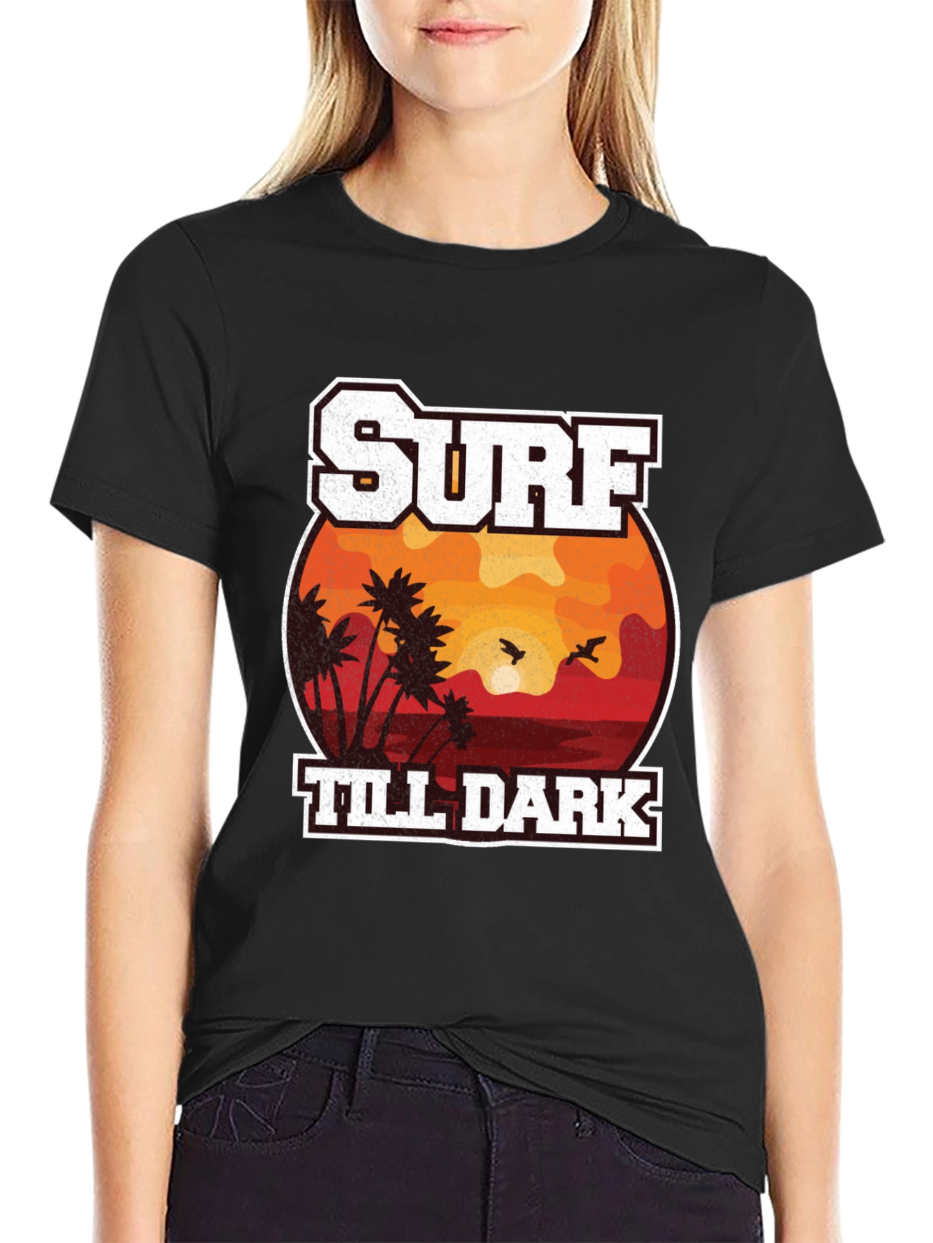 Surf Till Dark Graphic T-Shirt