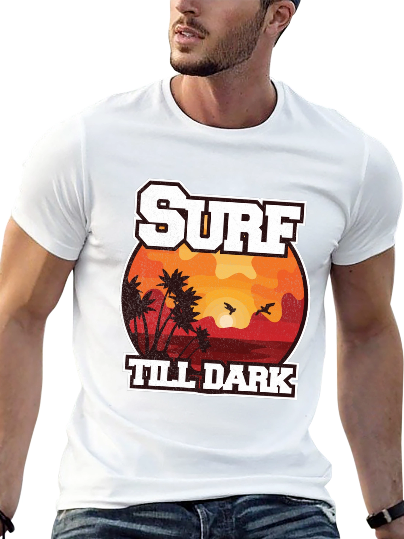 Surf Till Dark Graphic T-Shirt