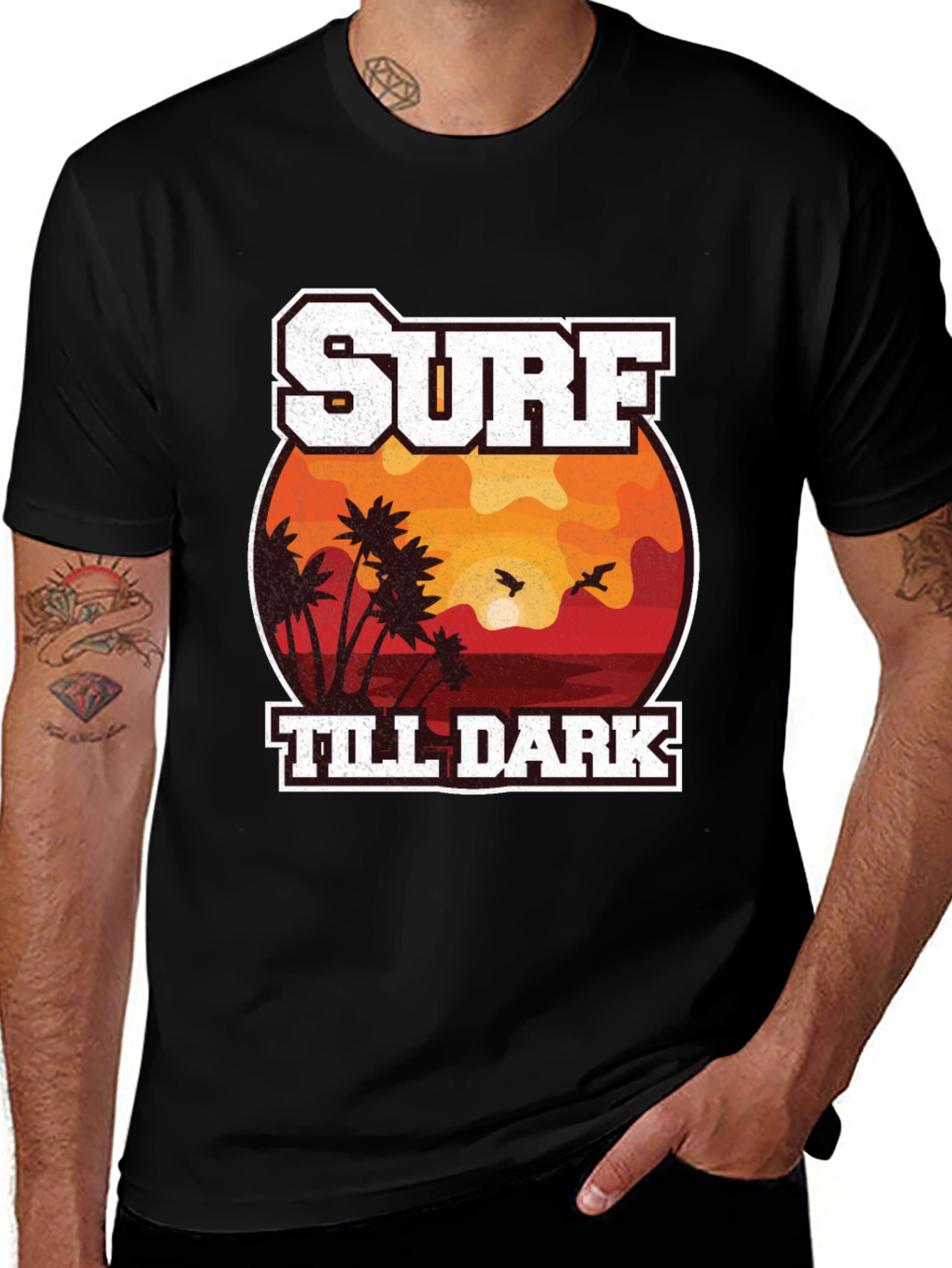 Surf Till Dark Graphic T-Shirt