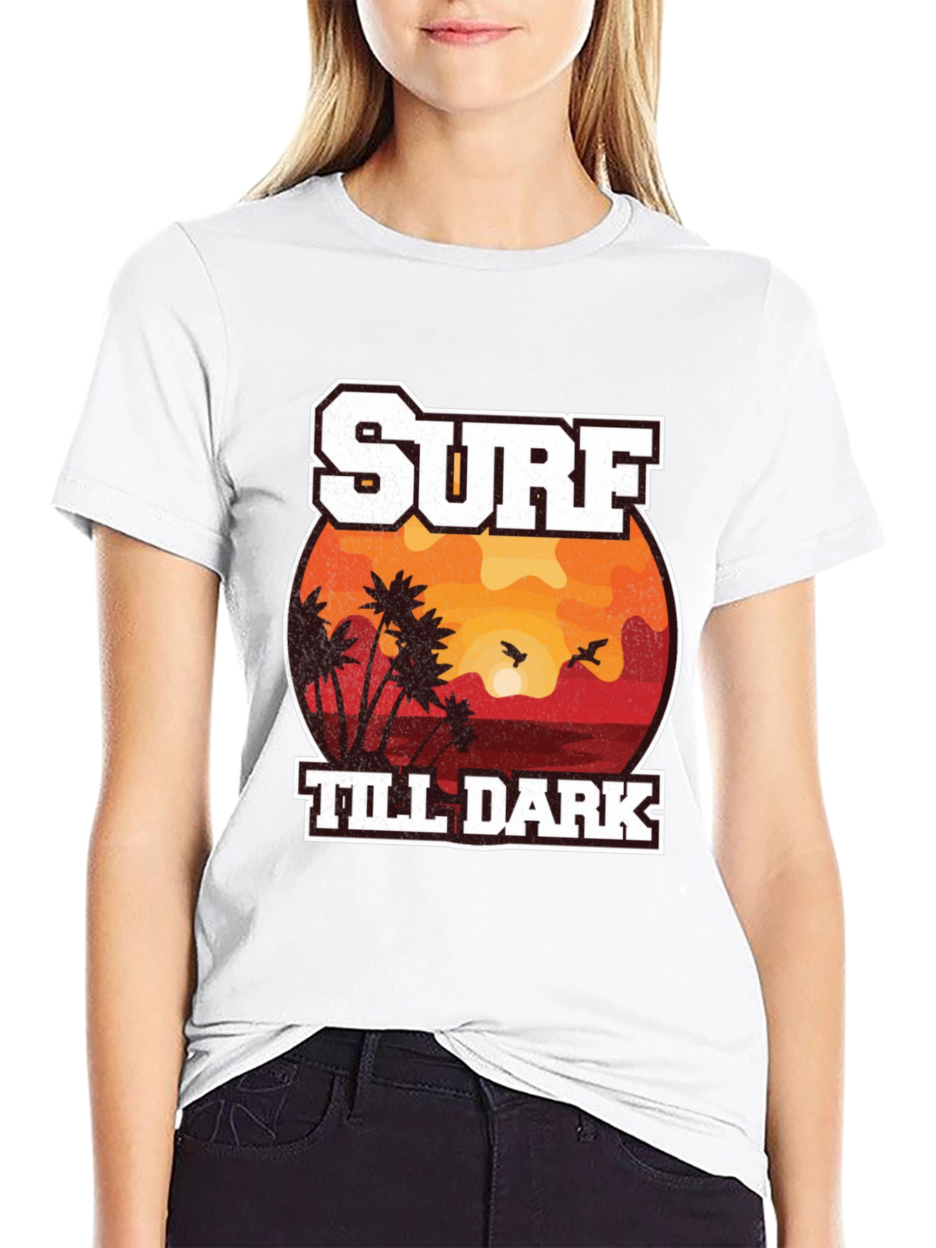 Surf Till Dark Graphic T-Shirt