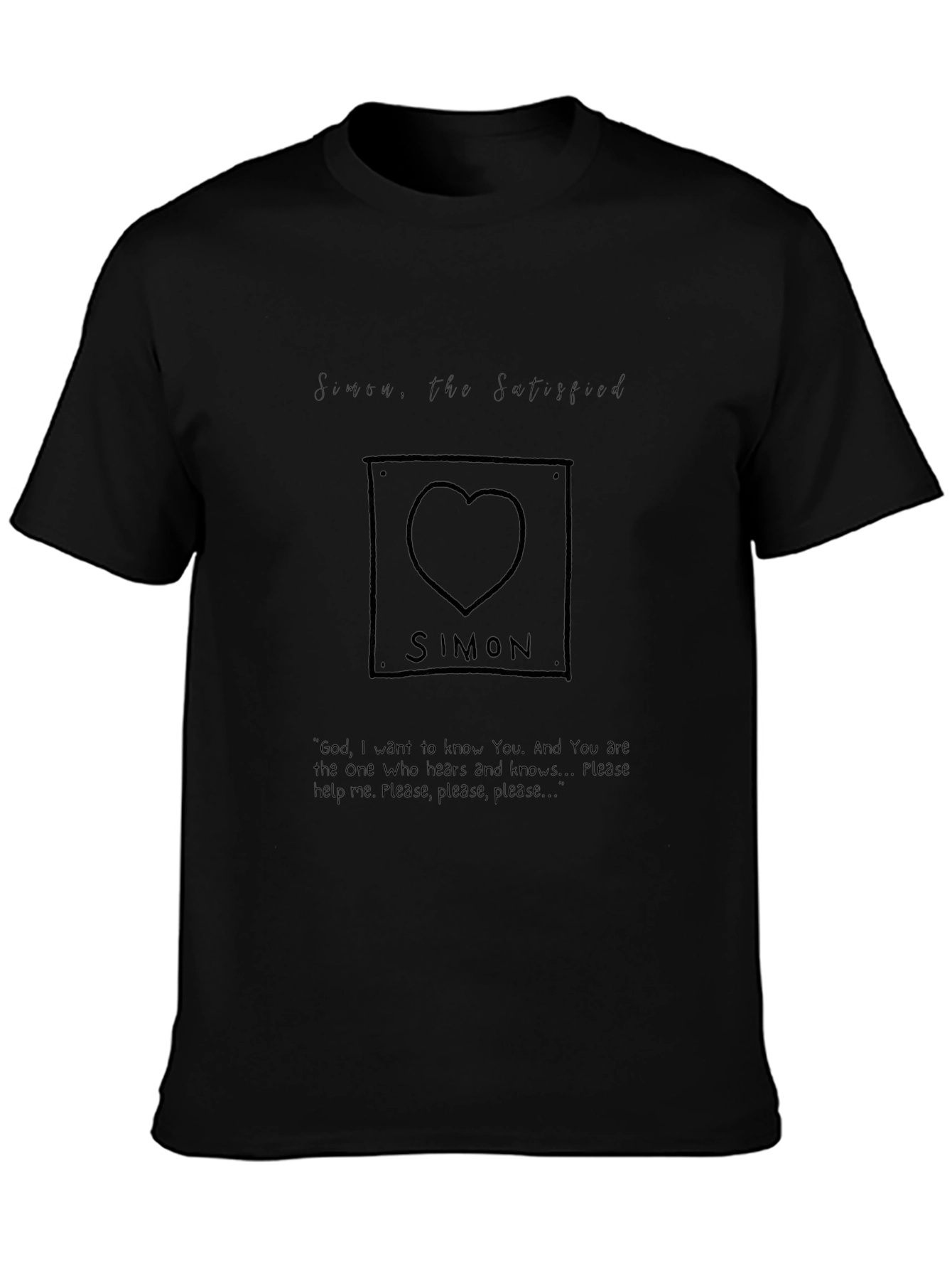 Simon the Satisfied Graphic T-Shirt