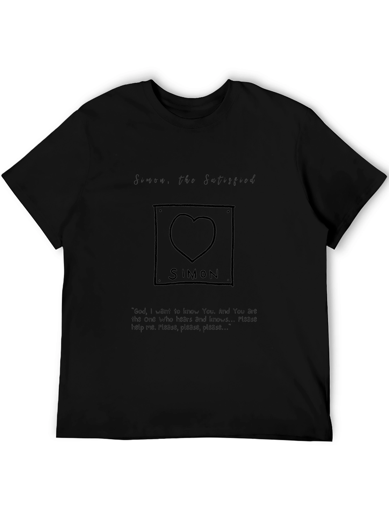 Simon the Satisfied Graphic T-Shirt