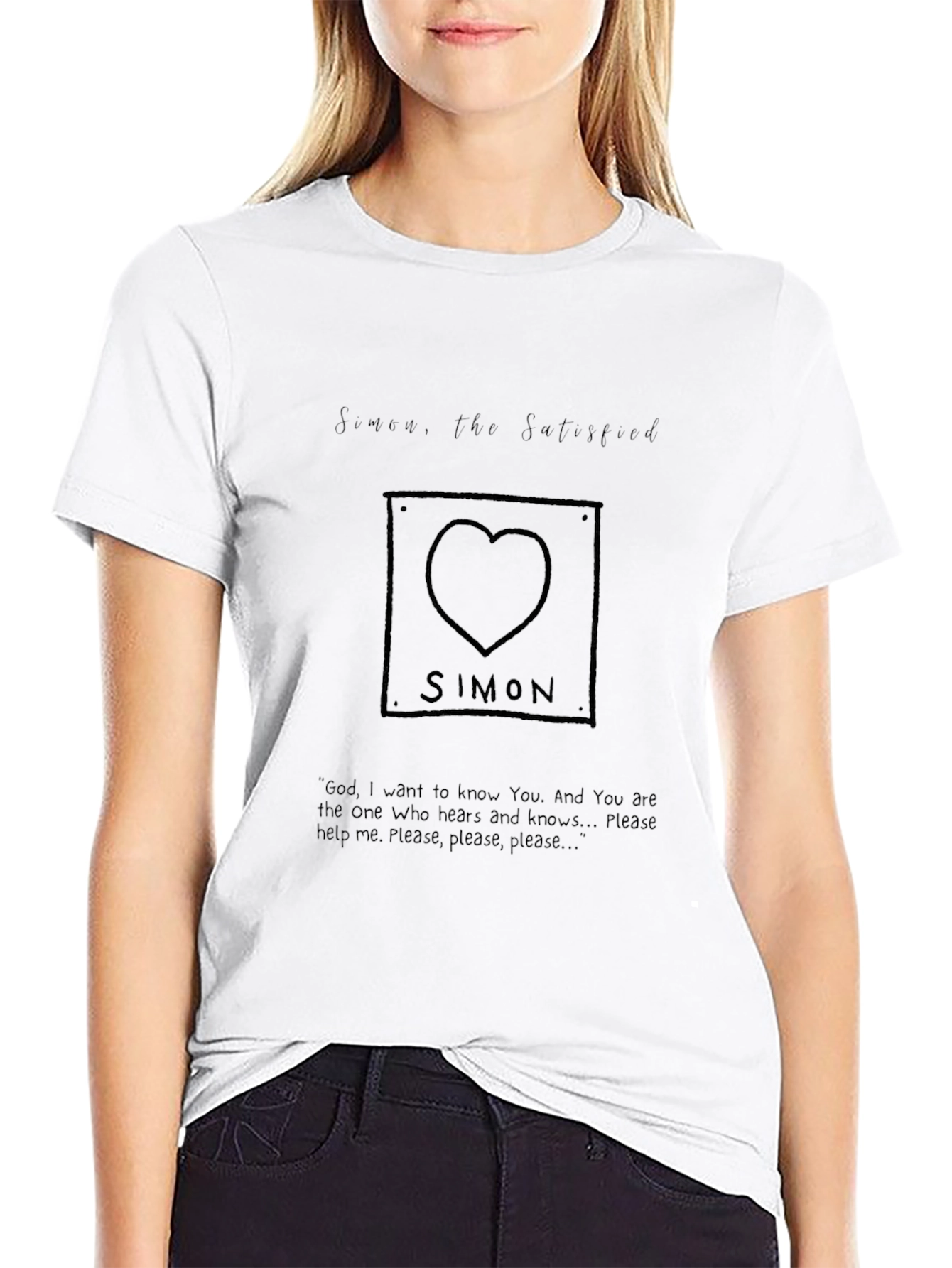 Simon the Satisfied Graphic T-Shirt