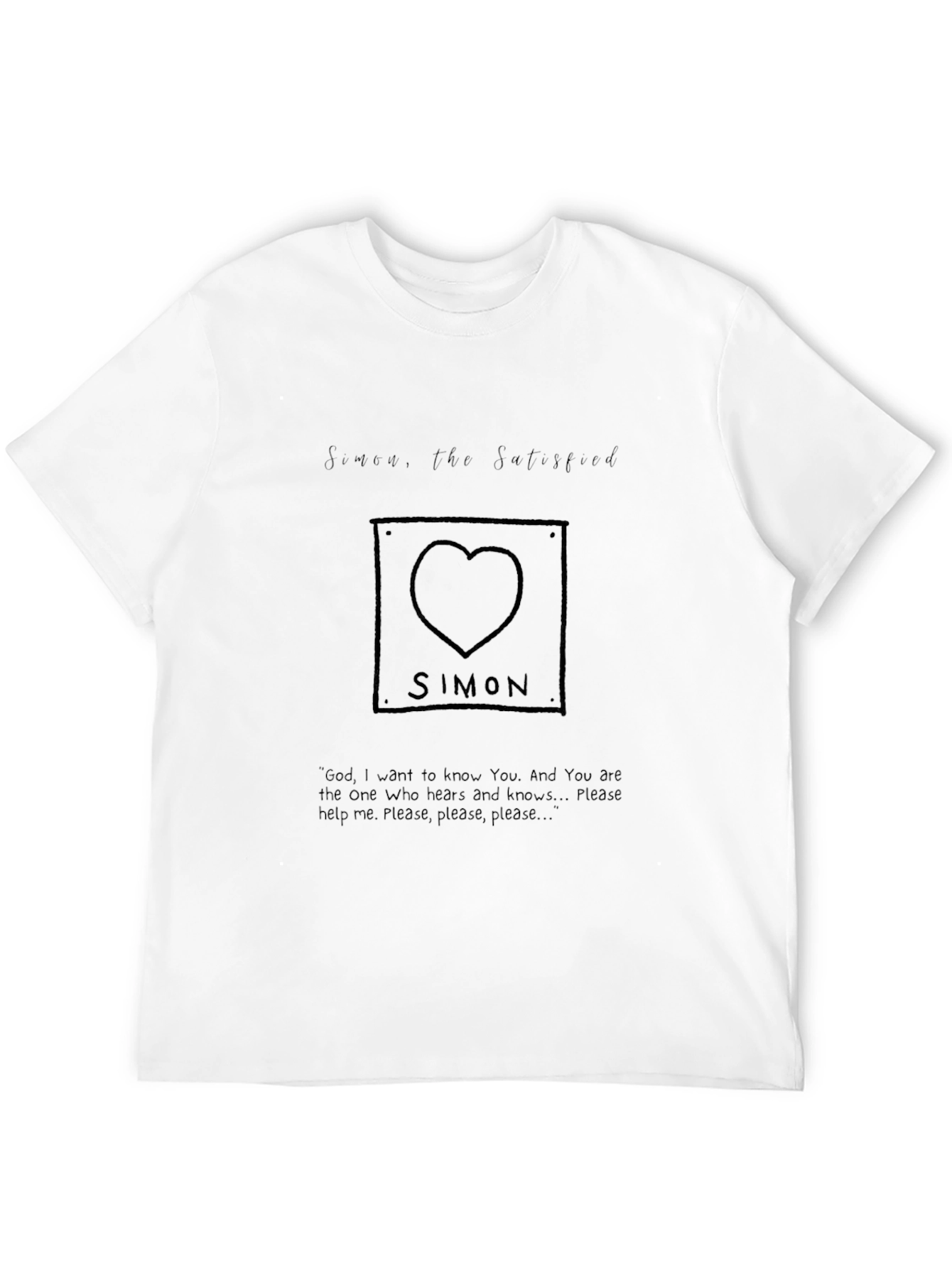 Simon the Satisfied Graphic T-Shirt