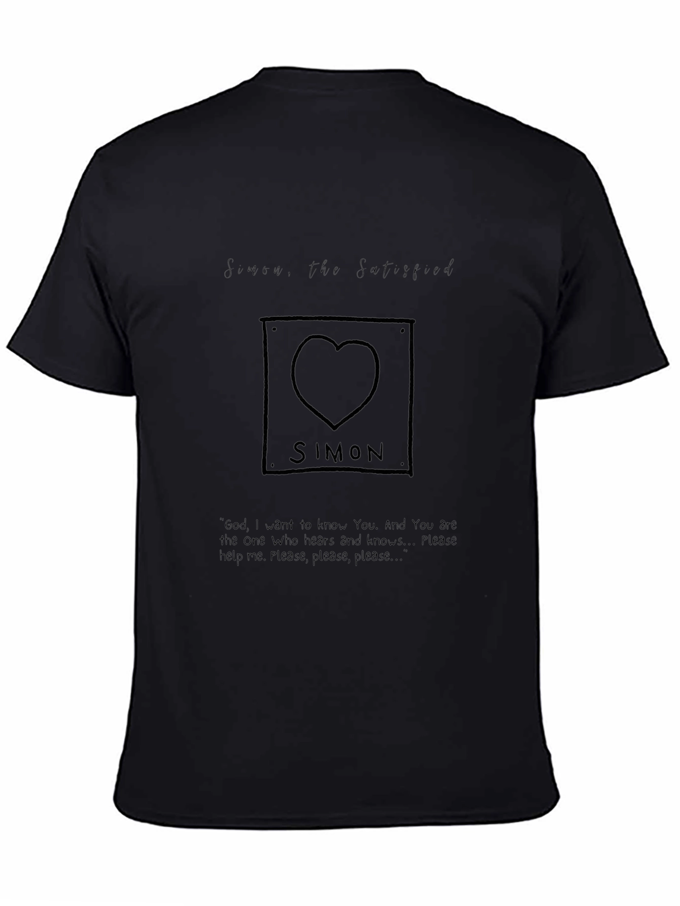 Simon the Satisfied Graphic T-Shirt