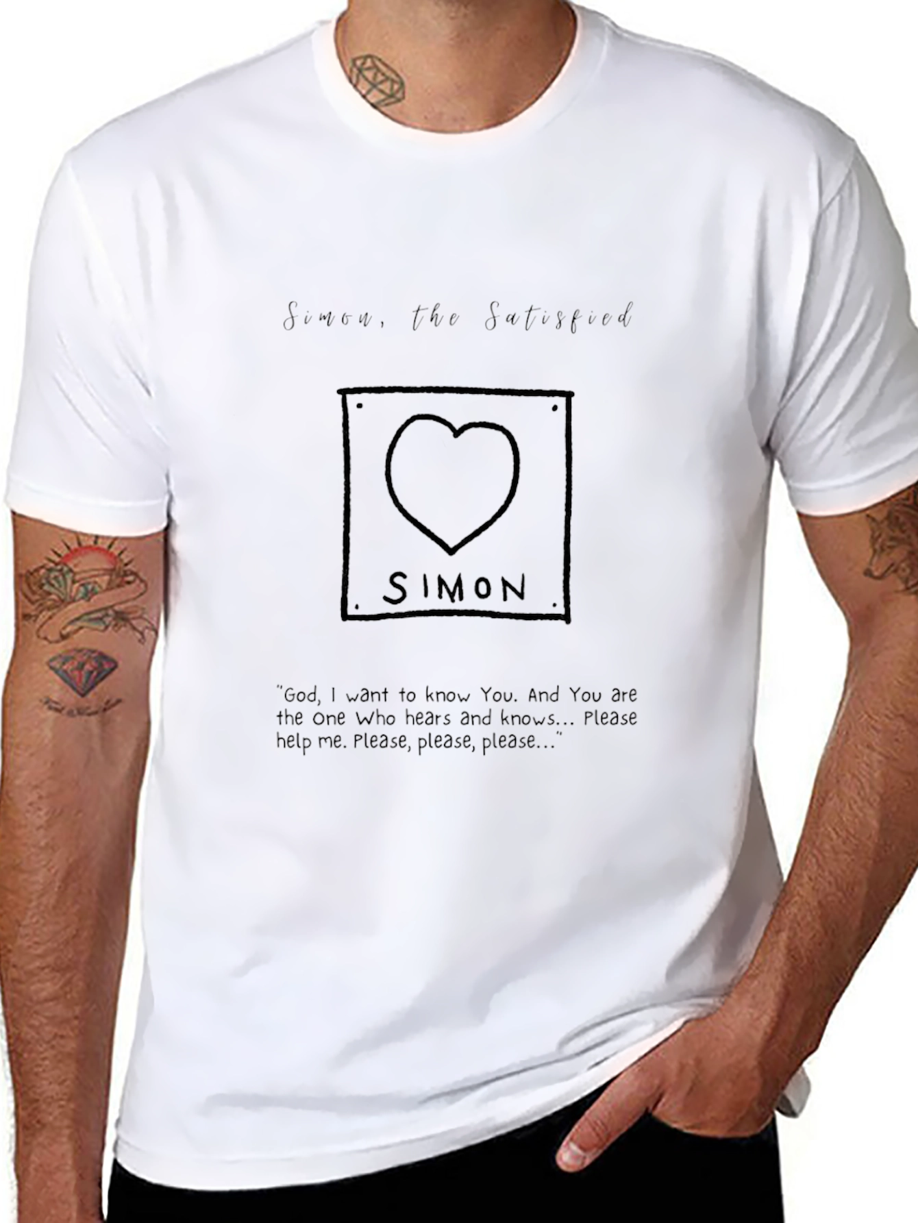 Simon the Satisfied Graphic T-Shirt