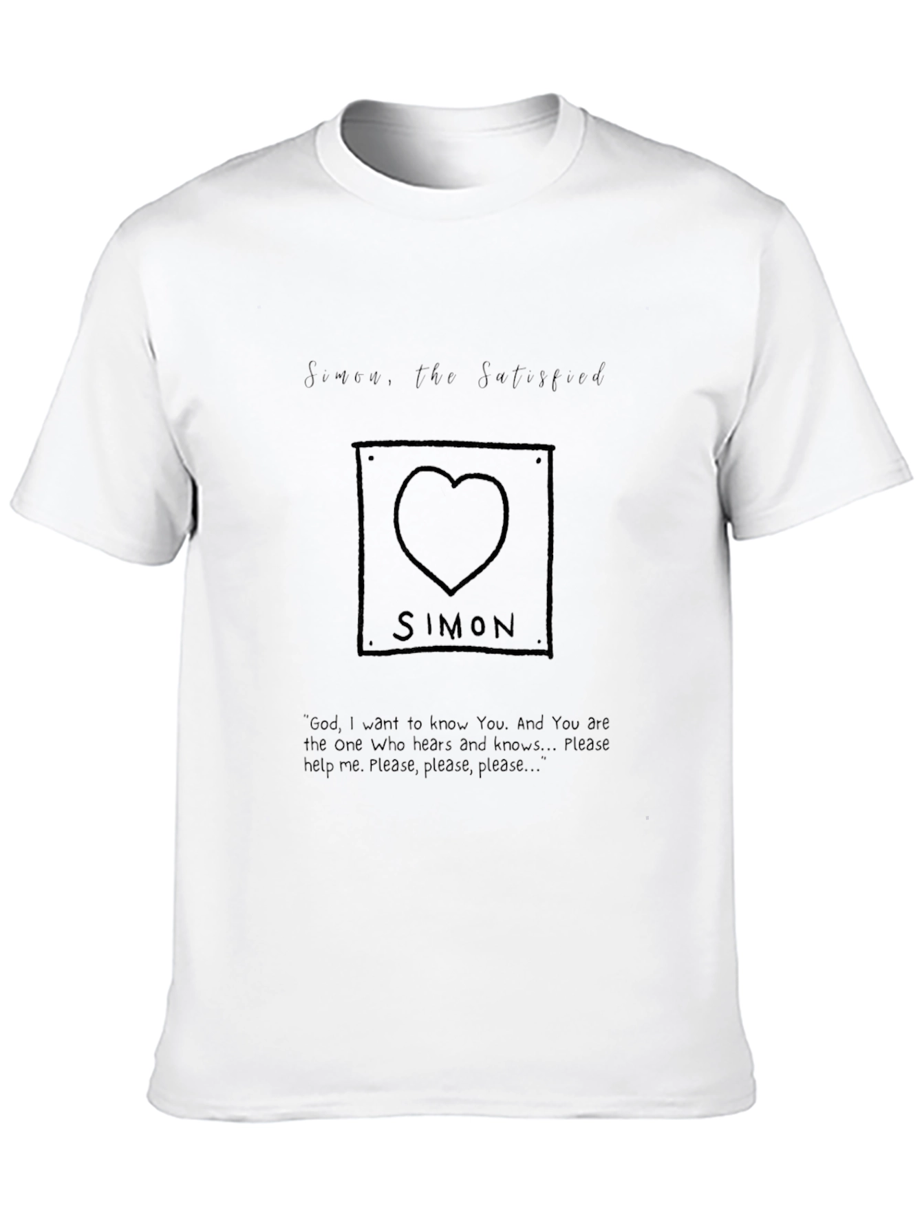 Simon the Satisfied Graphic T-Shirt