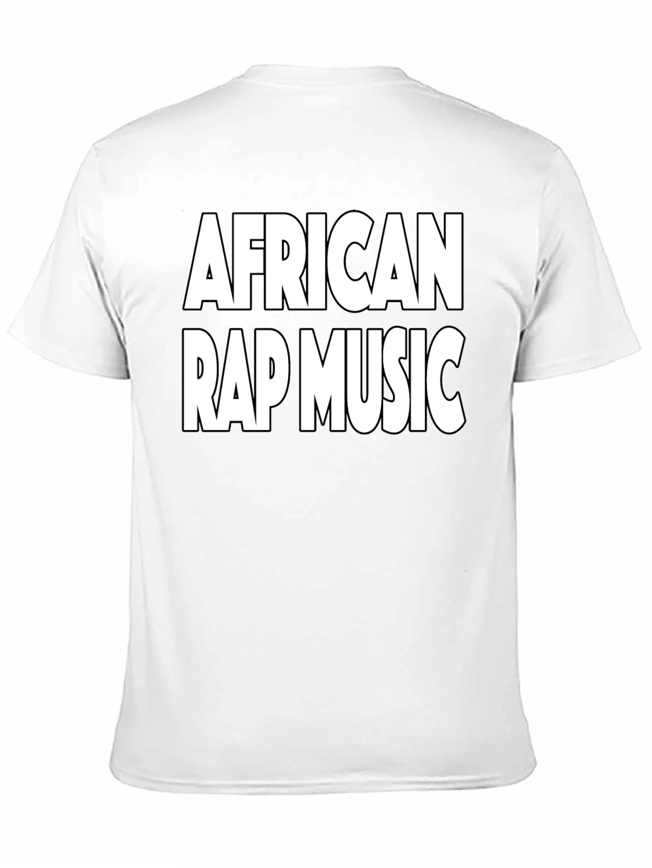 African Rap Music Black Graphic T-Shirt
