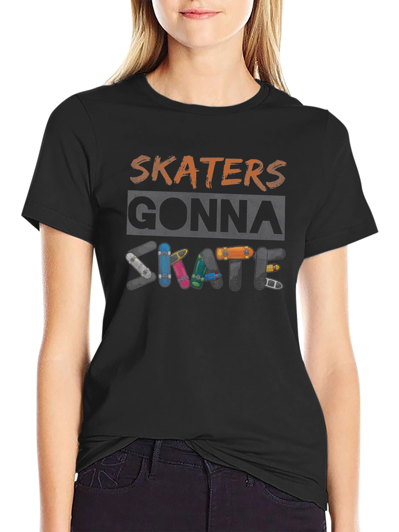 Skaters Gonna Skate Graphic T-Shirt
