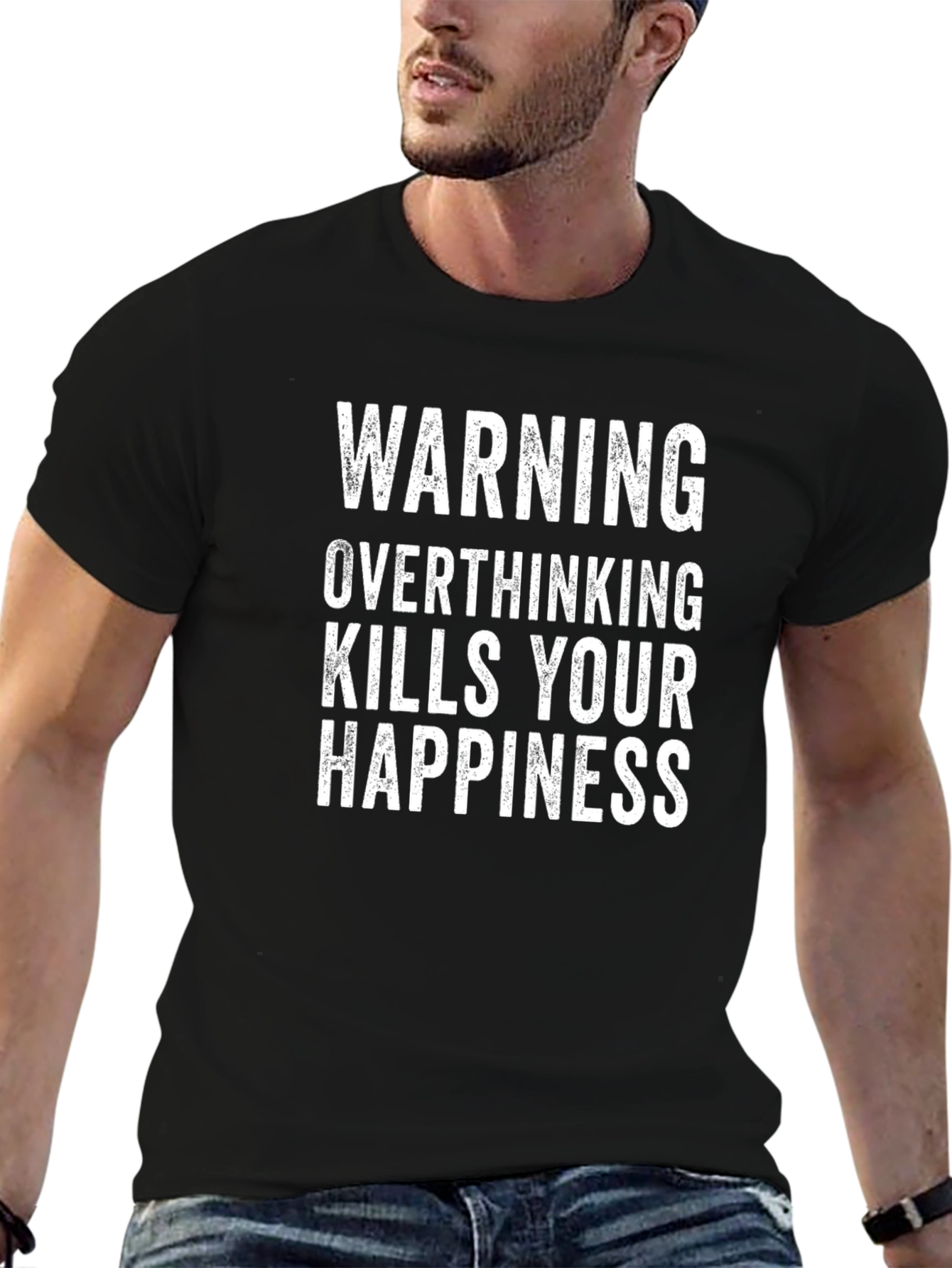 Warning Overthinking Kills Your Happiness T-Shirt