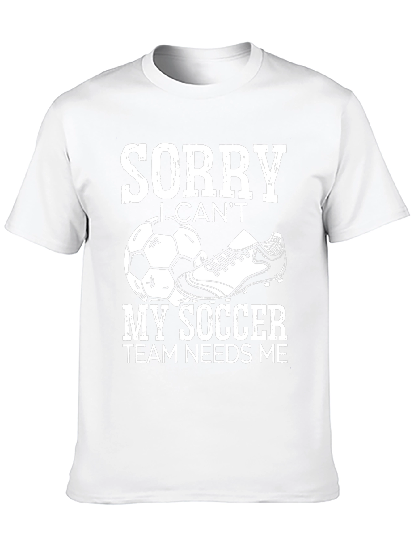 Sorry I Cant Soccer Graphic Tee